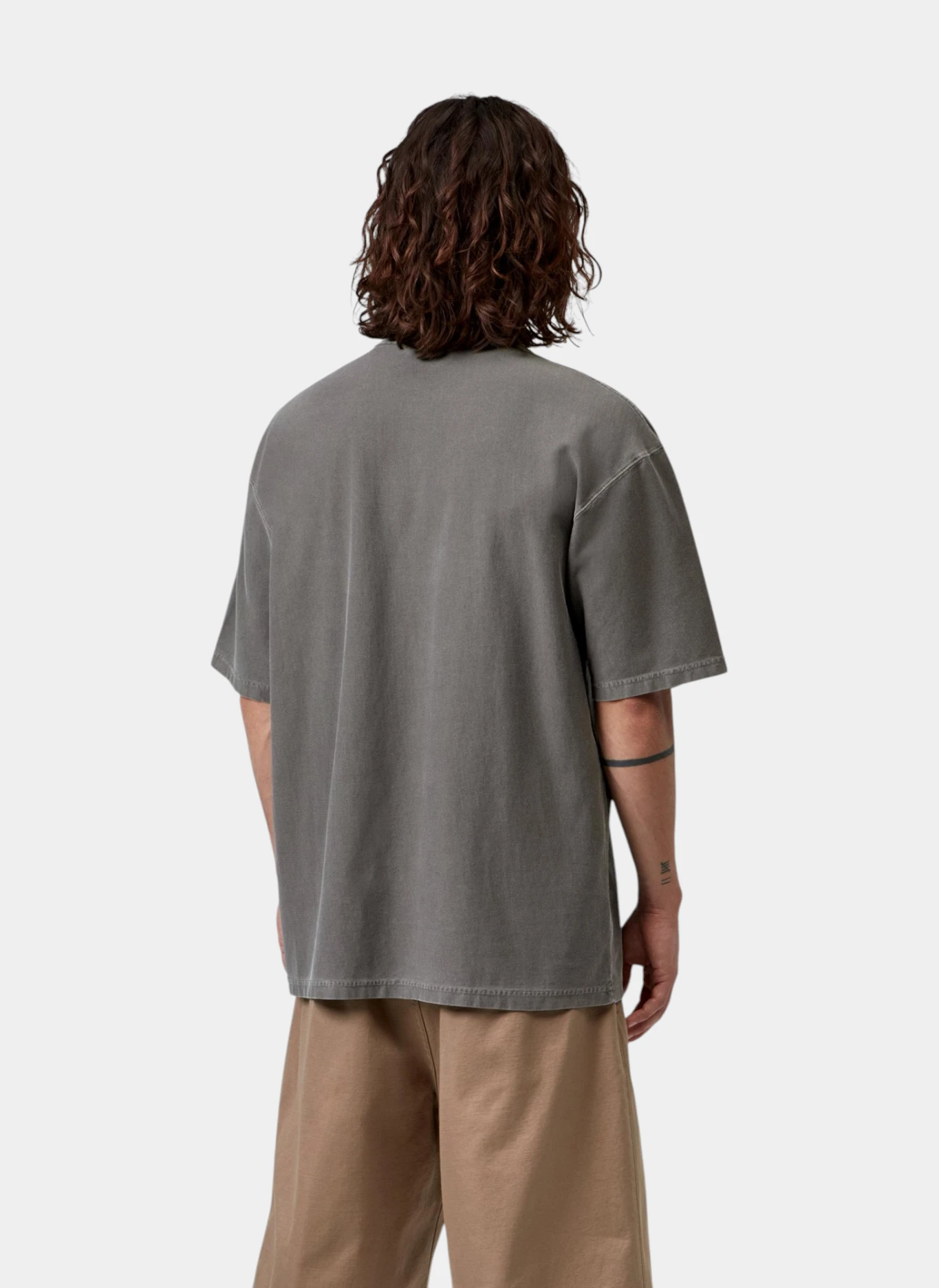 Футболка S/S Loose Pocket T-Shirt Black (Garment Dyed)