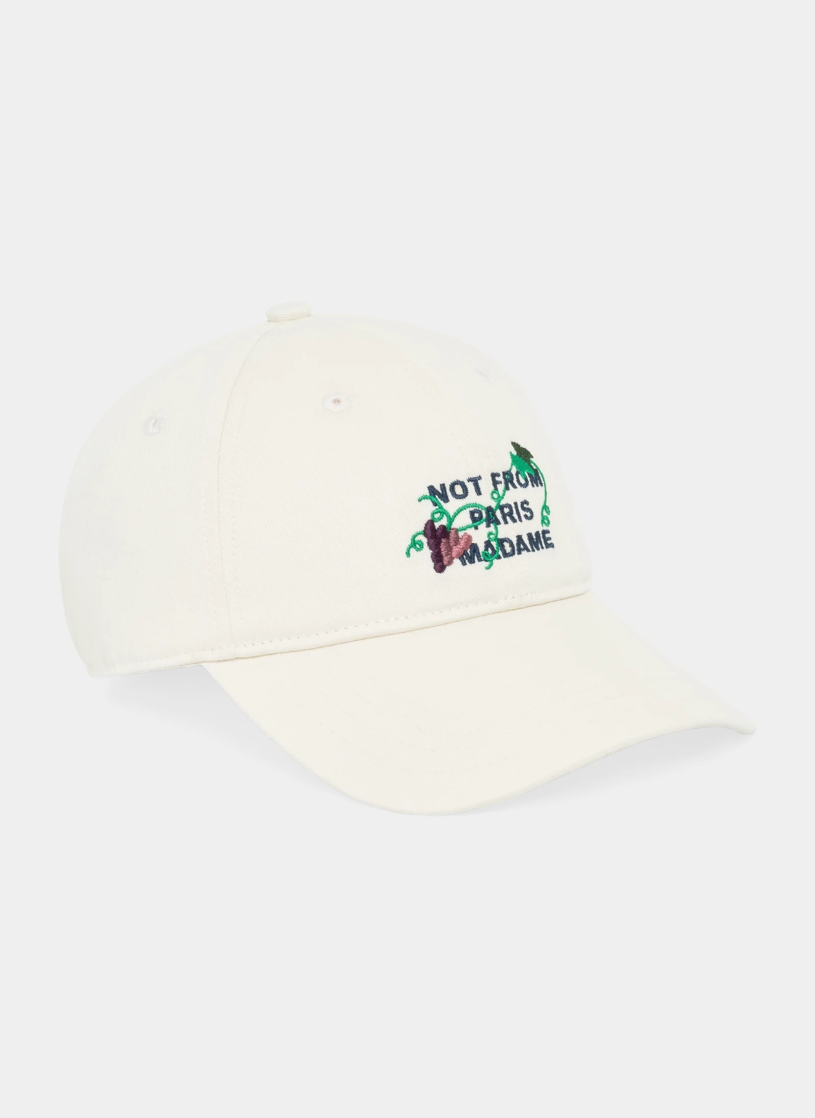 Кепка Vine Embroidered Slogan Cap Off White