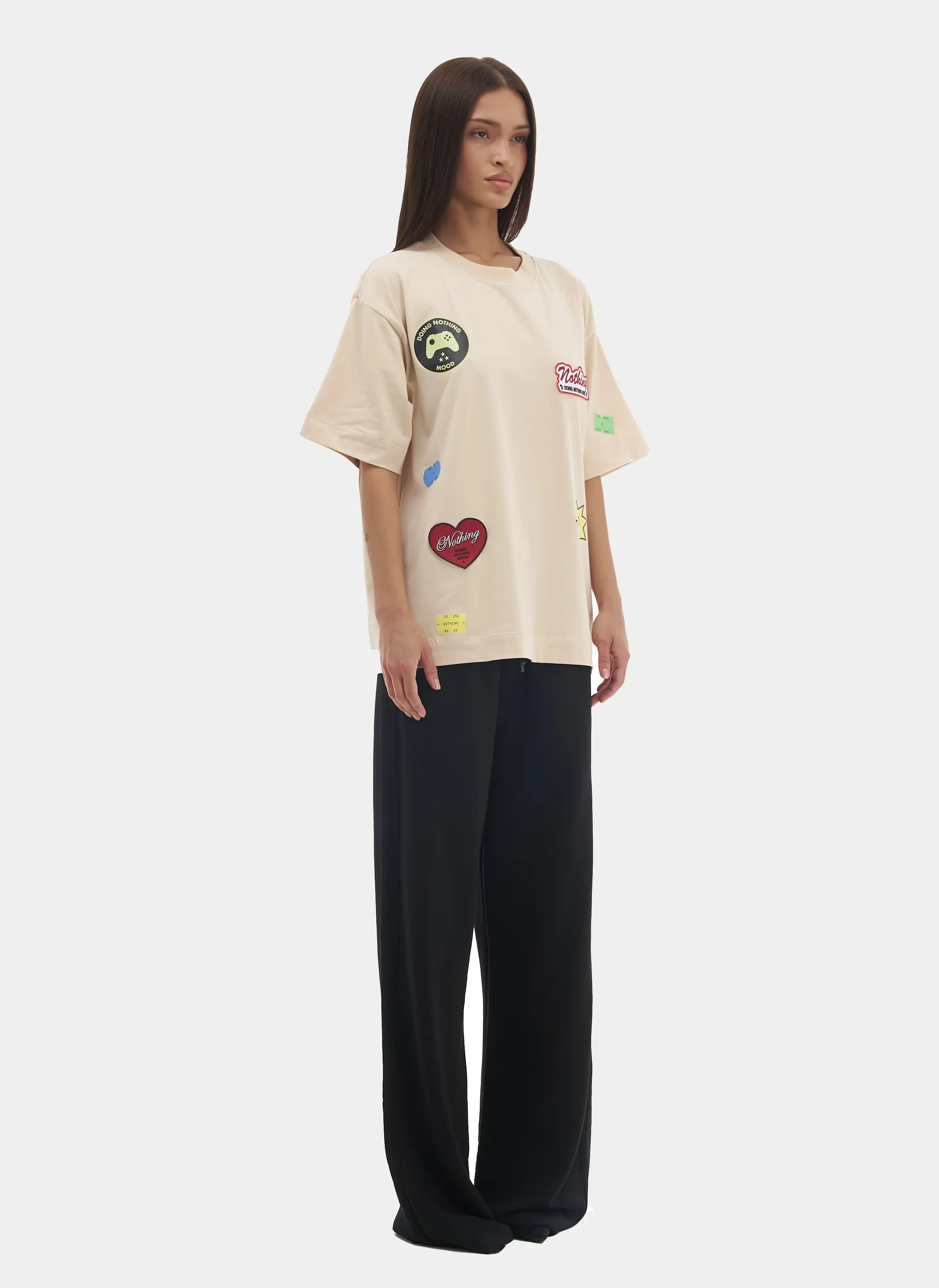 Футболка ZNY Patches Beige