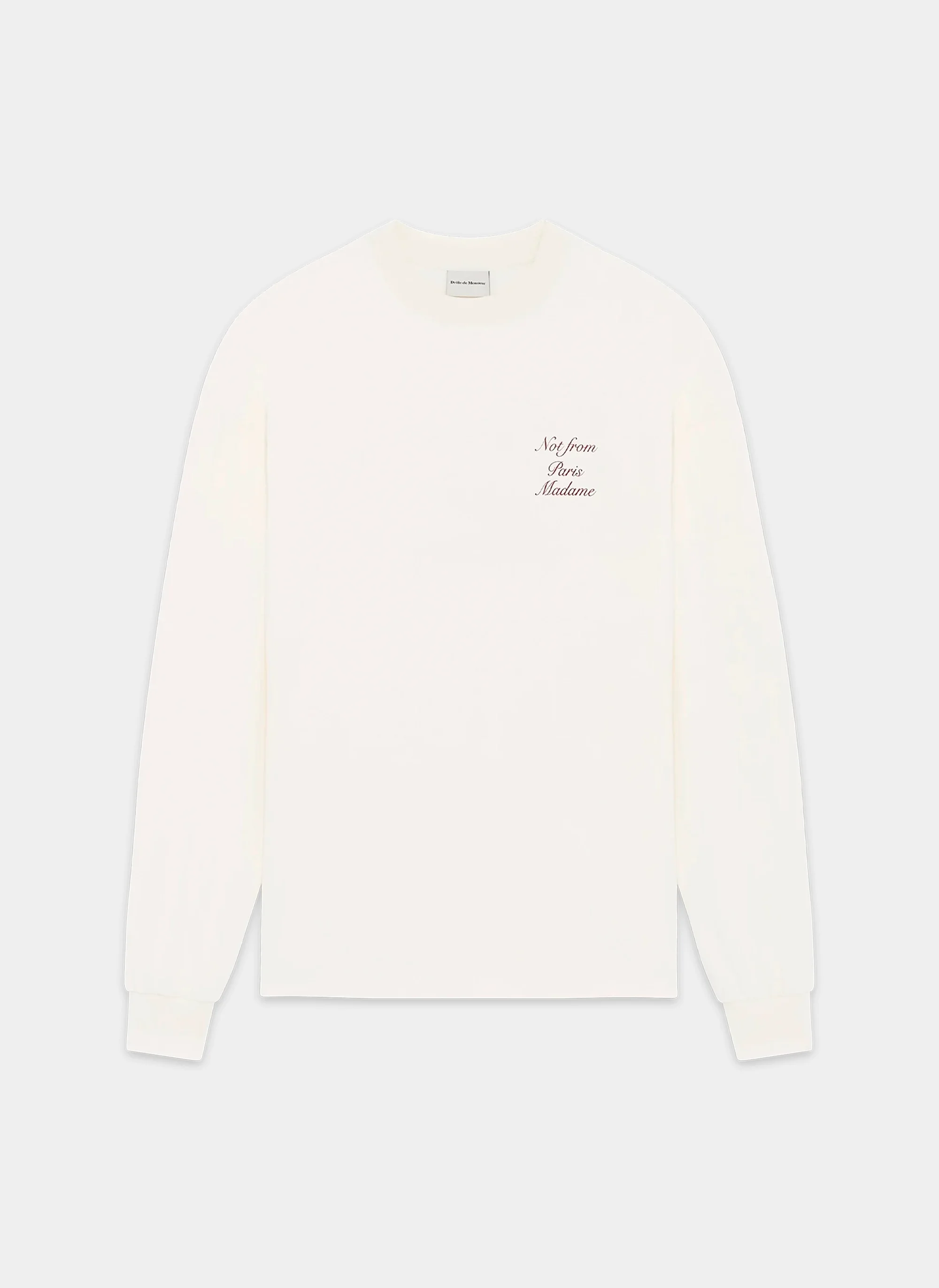 Лонгслив Le Manches Longues Slogan Calligraphie Off White