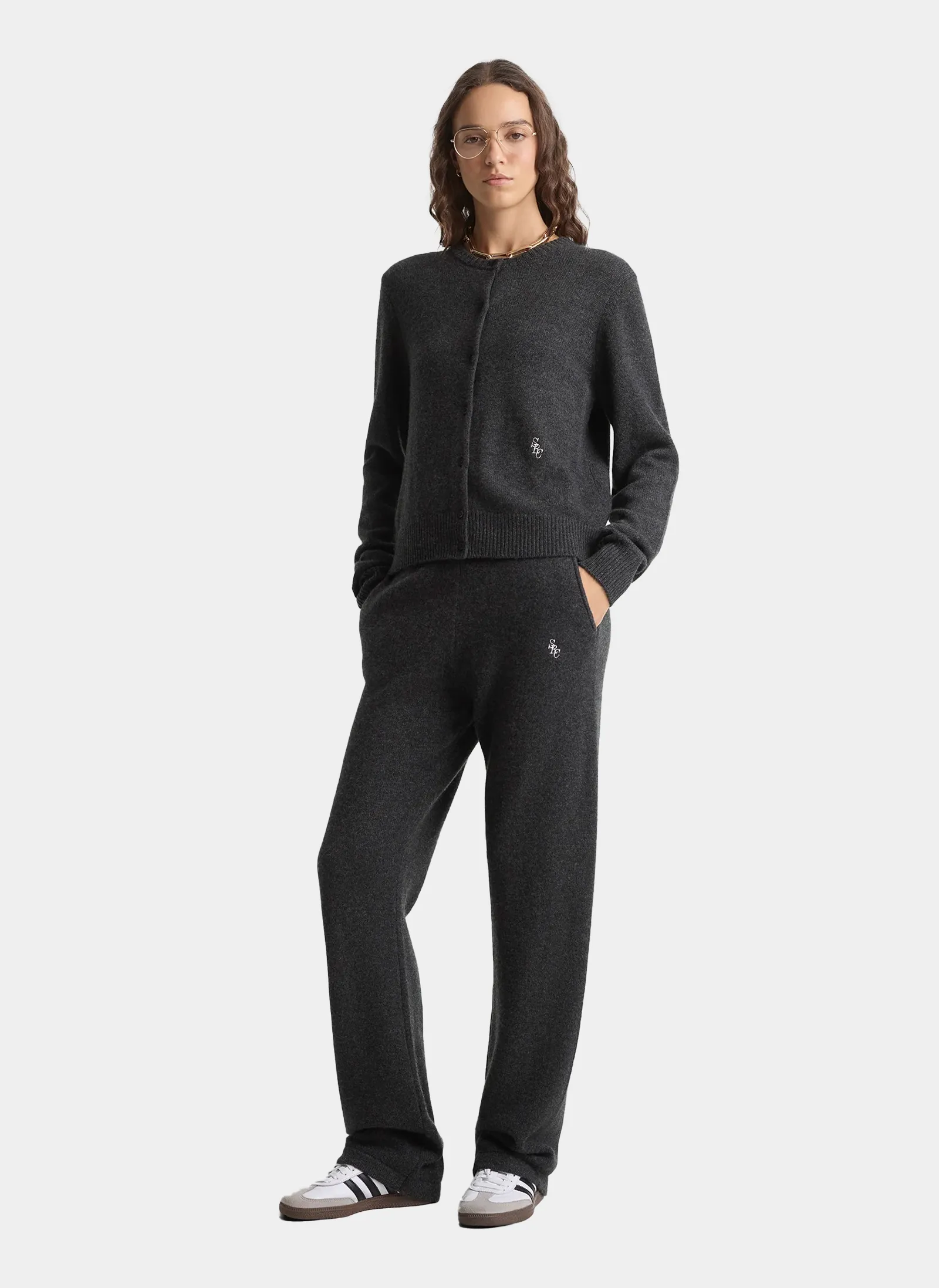 Брюки SRC Cashmere Trousers Dark Grey