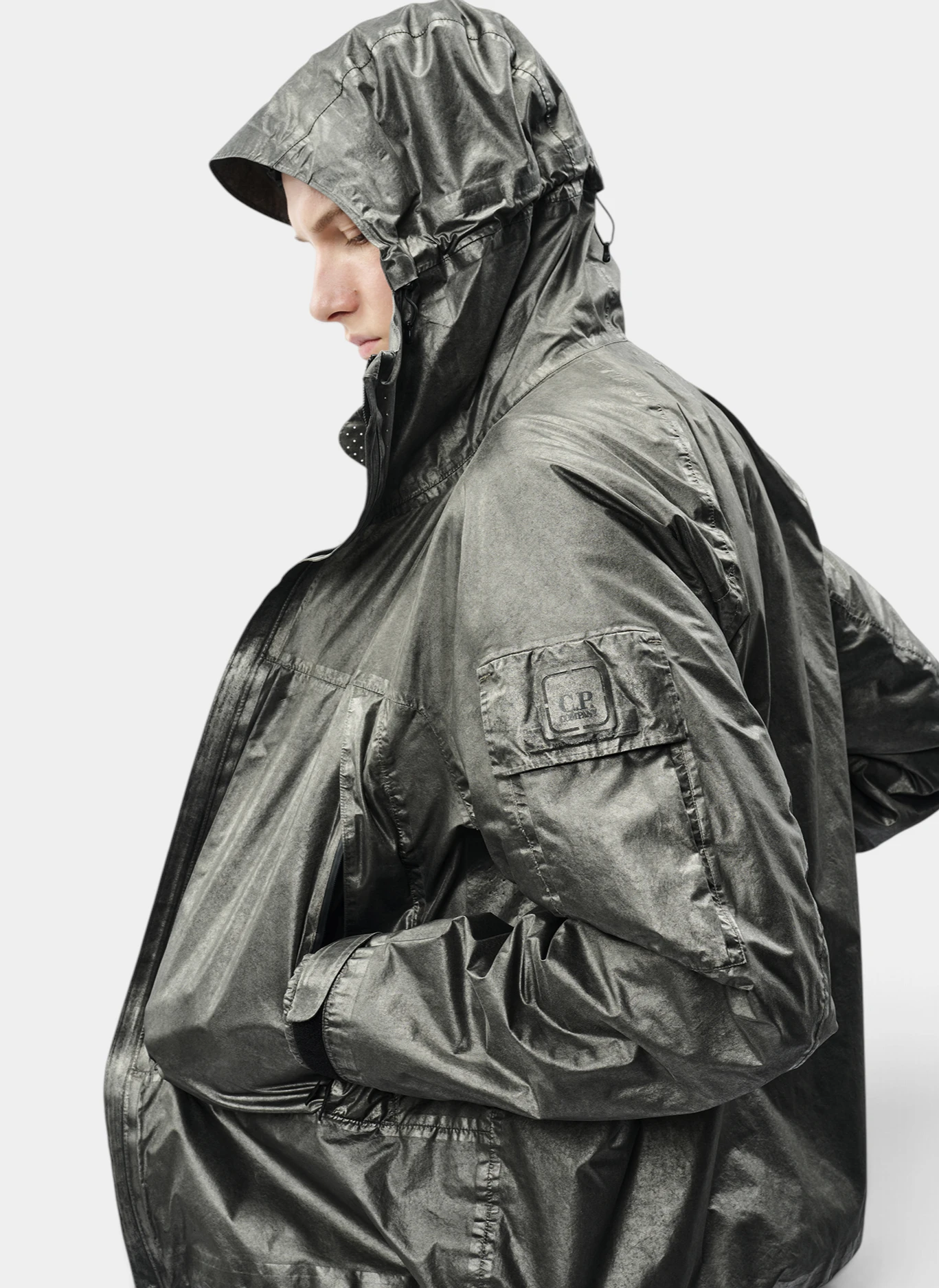 Куртка Metropolis Series Nano Titanium Re-Colour Hooded Jacket Silver