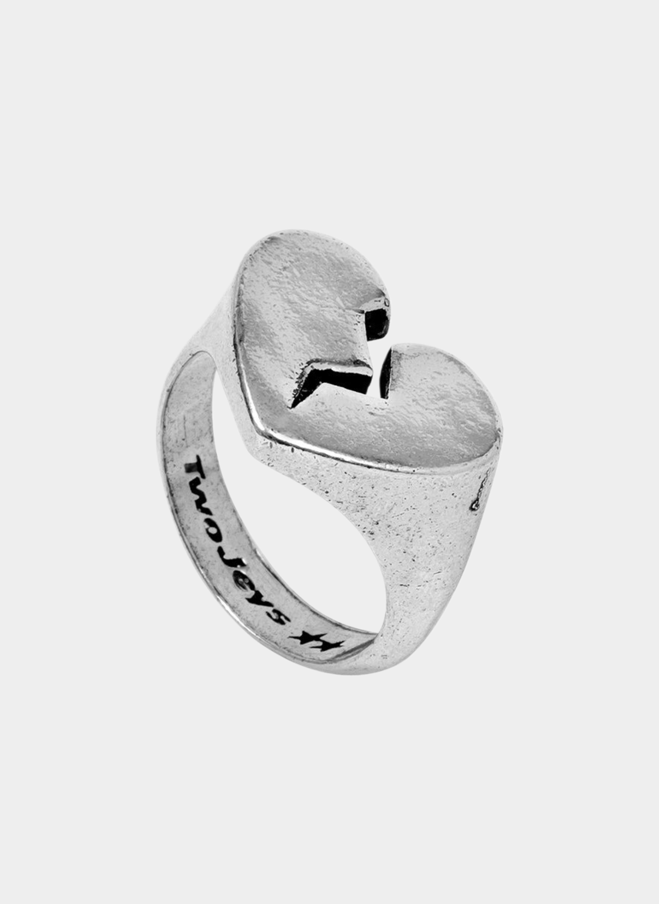 Кольцо Silver Broken Heart Ring Silver