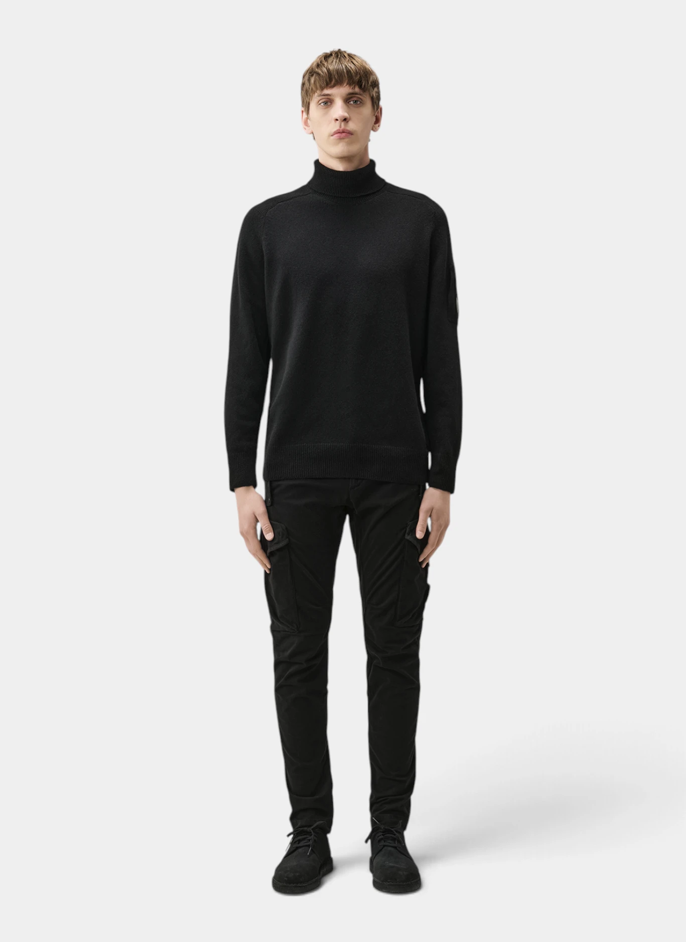 Свитер Lambswool Grs Turtleneck Lens Sweater Black