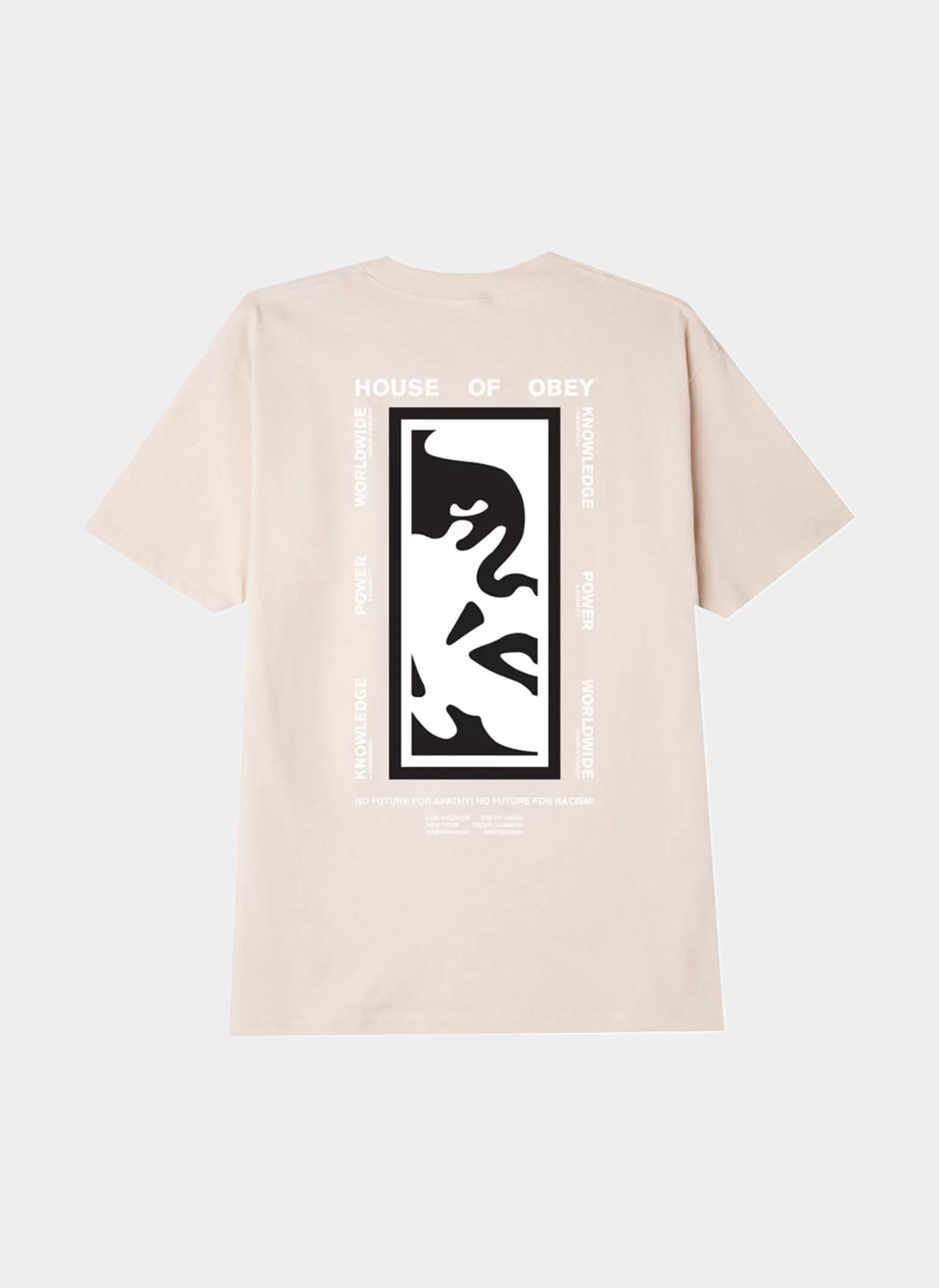 Футболка ‘OBEY POWER & EQUALITY’ Cream Футболка ‘OBEY POWER & EQUALITY’ Cream