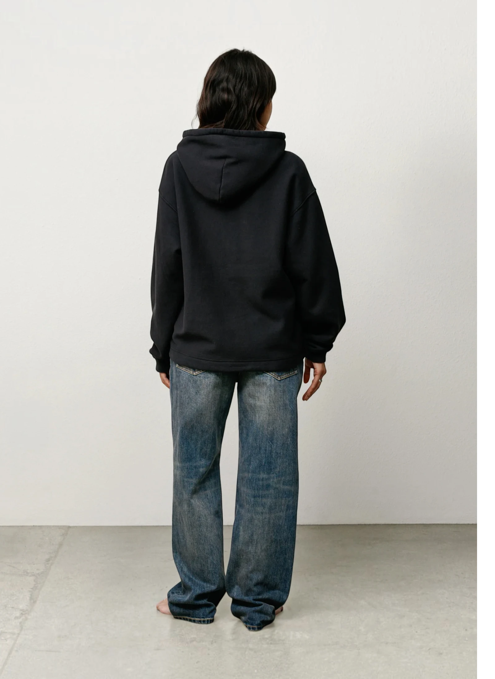 Худи Oval Pullover Hood Black