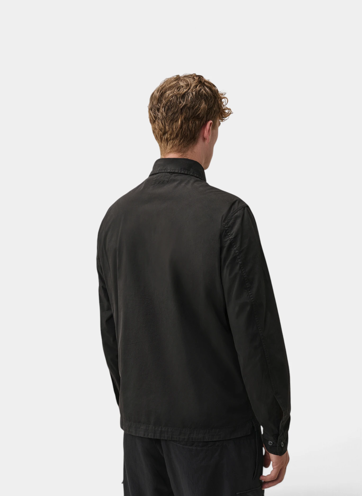 Овершот Organic Gabardine Zipped Lens Overshirt Black