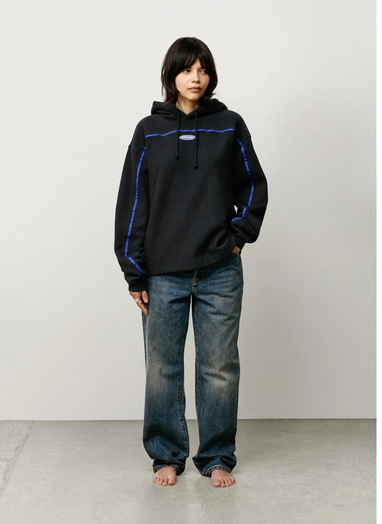 Худи Oval Pullover Hood Black
