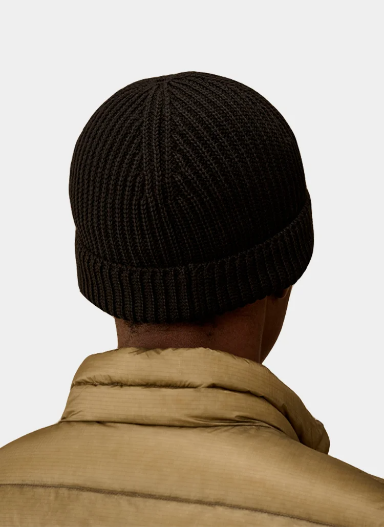 Шапка Extrafine Merino Fisherman Beanie Black