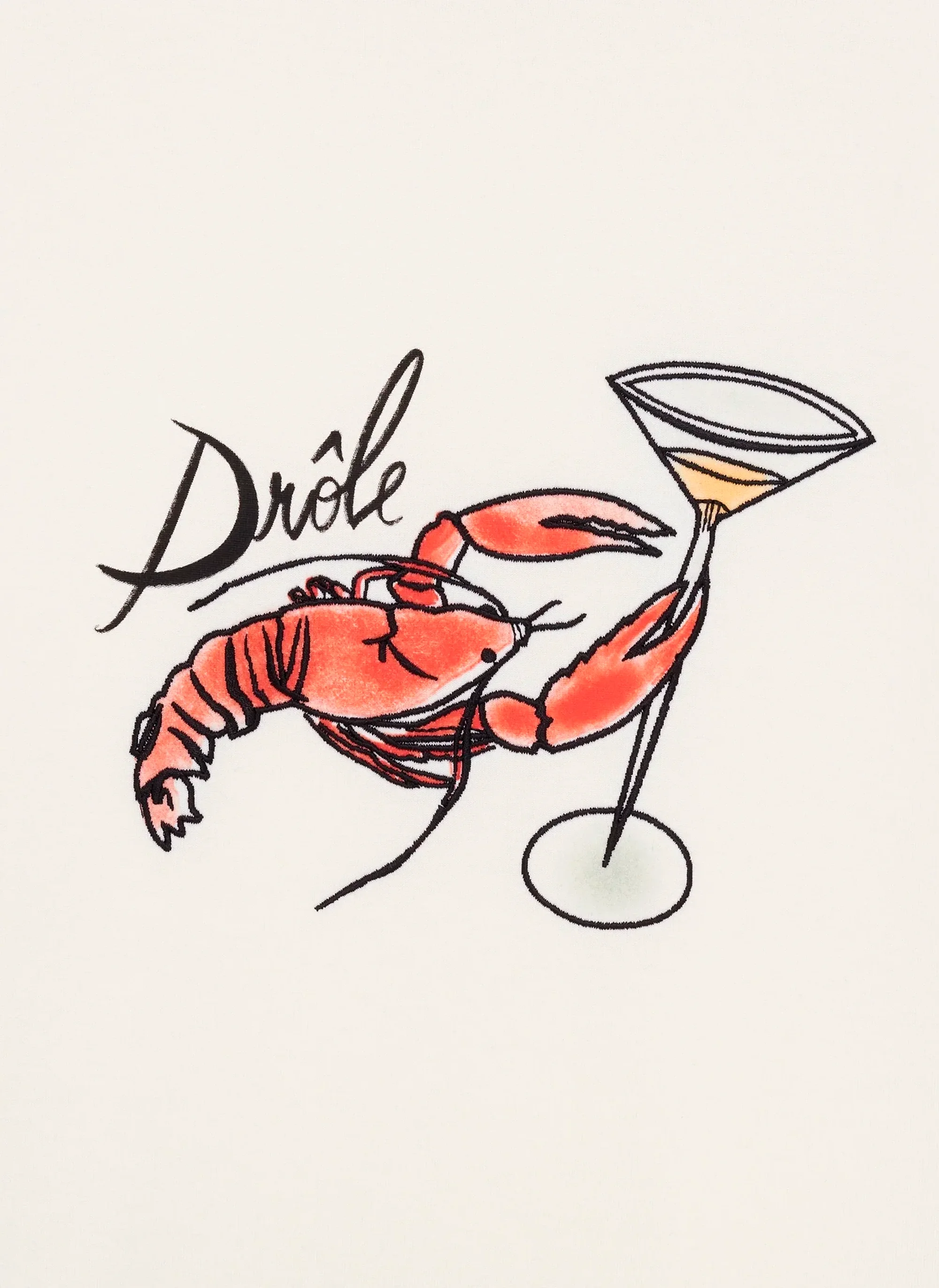 Футболка Le T-Shirt Homard Off White