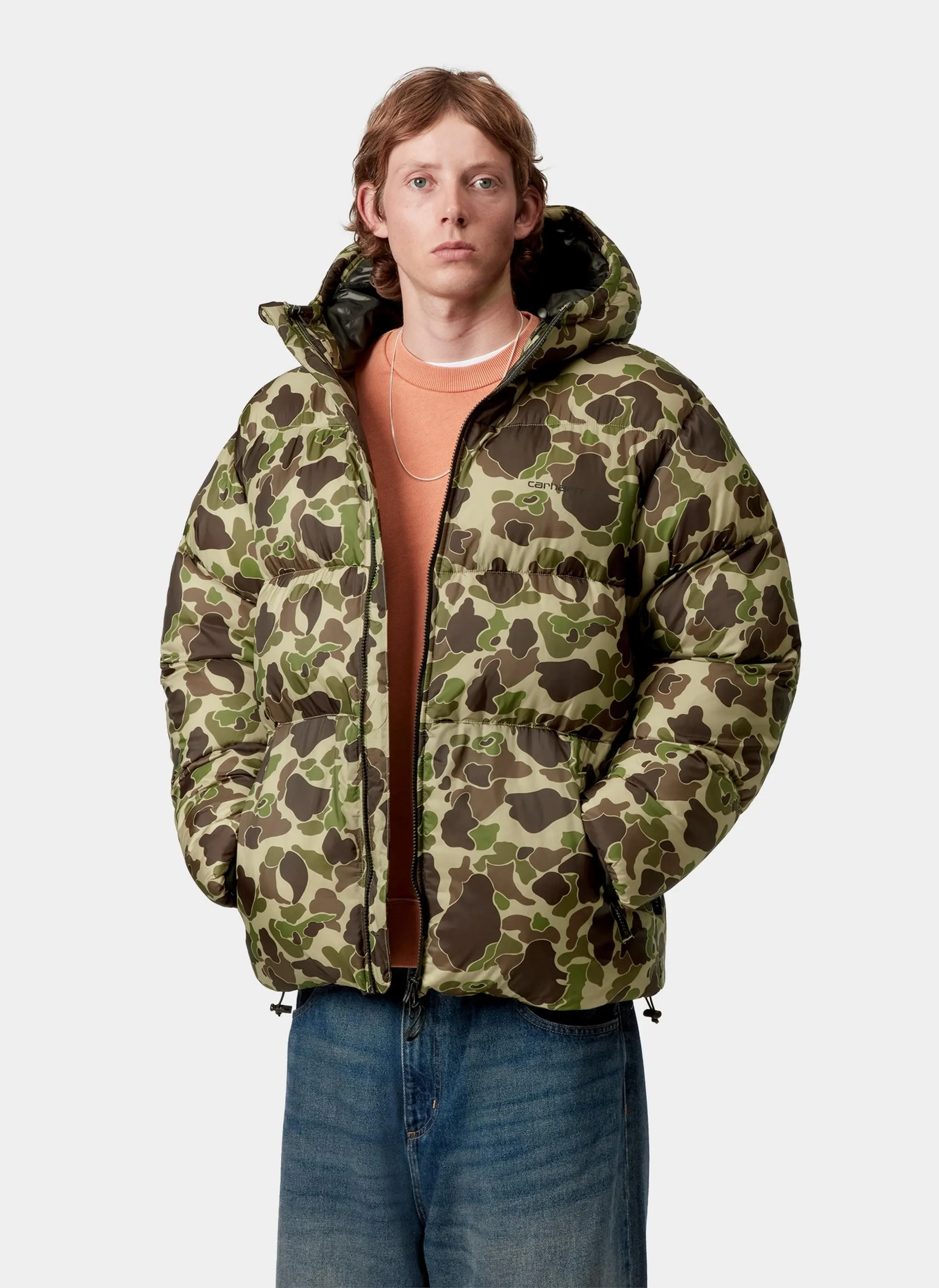 Пуховик Toronto Jacket Camo Duck, Green / Black