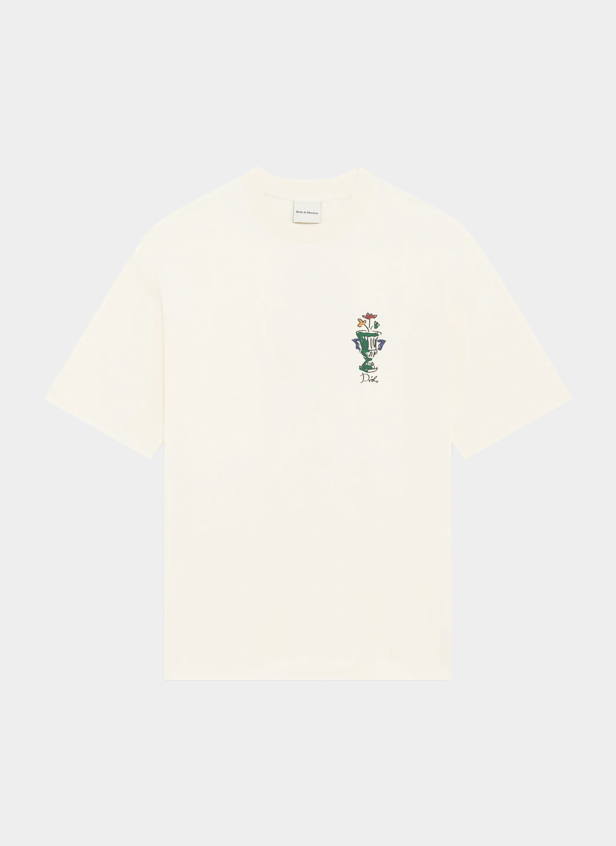 Футболка ‘Le T-Shirt Vase’ Cream Футболка ‘Le T-Shirt Vase’ Cream