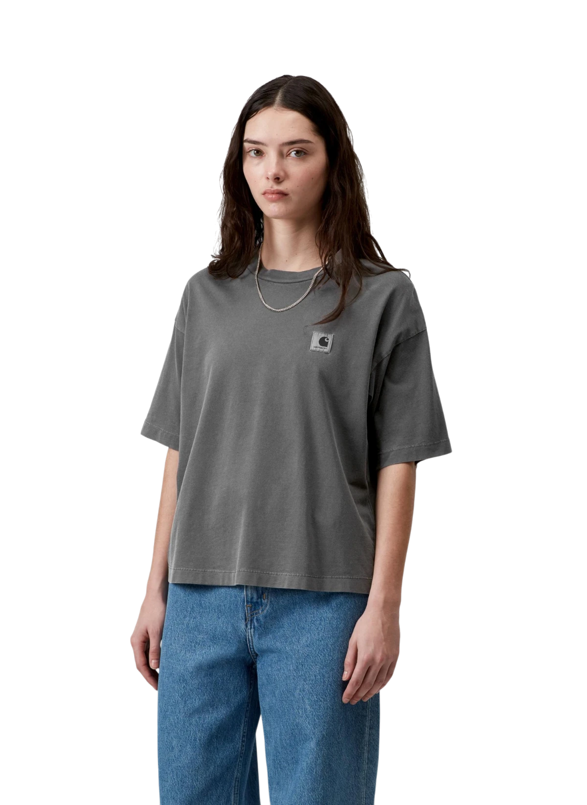 Футболка женская W S/S Nelson T-Shirt Black (Garment Dyed)