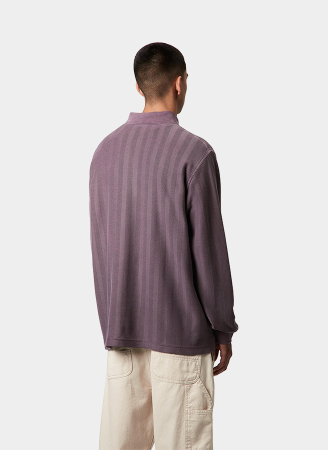 Рубашка регби ‘L/S Morrison Rugby Shirt’ HUCKLEBERRY (PIGMENT GARMENT DYED) Рубашка регби ‘L/S Morrison Rugby Shirt’ HUCKLEBERRY (PIGMENT GARMENT DYED)