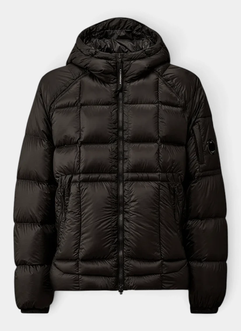 Пуховик D.D. Shell Hooded Down Puffer Jacket Black