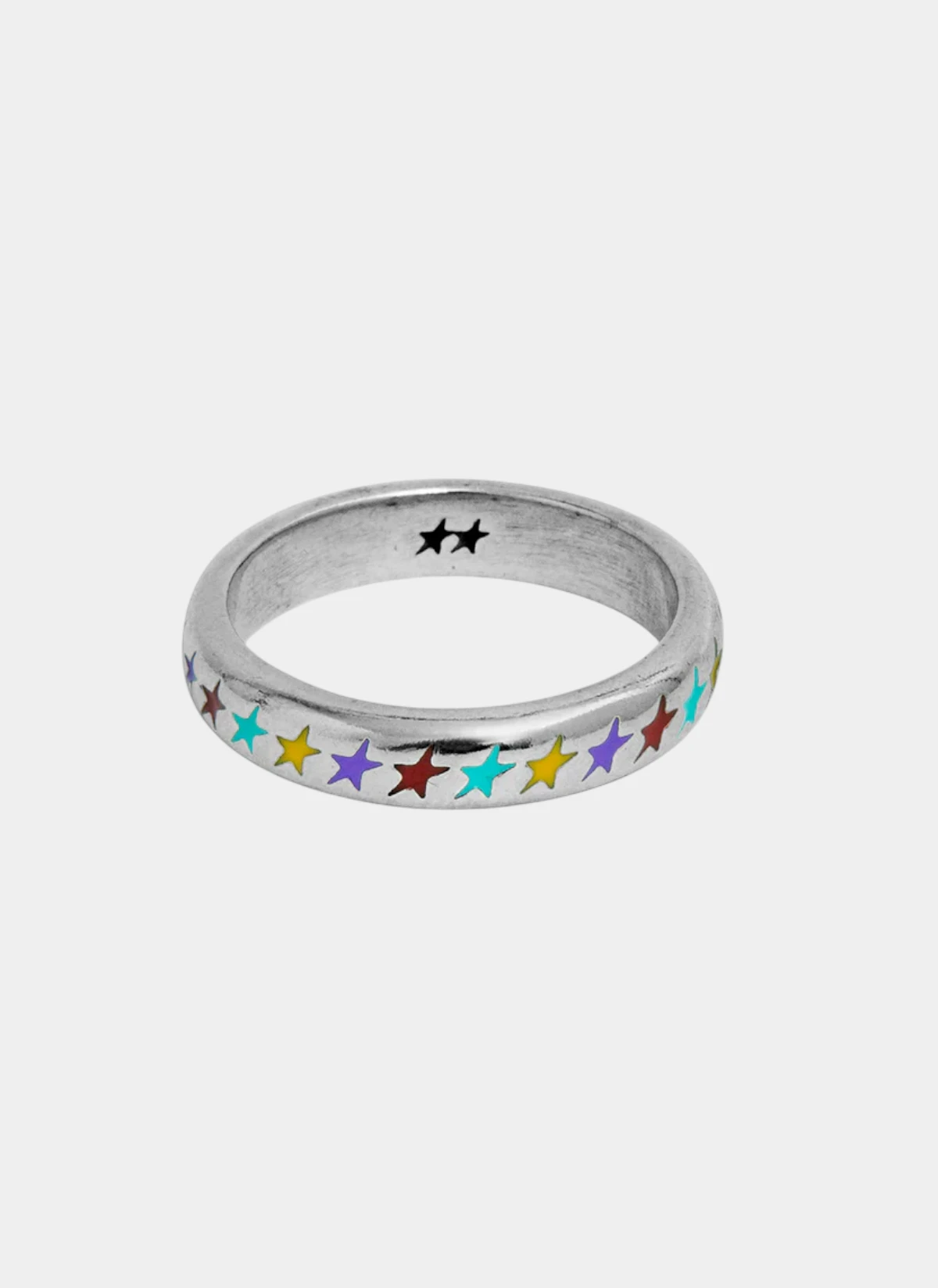 Кольцо Enameled Multicolor Starline Ring S Silver