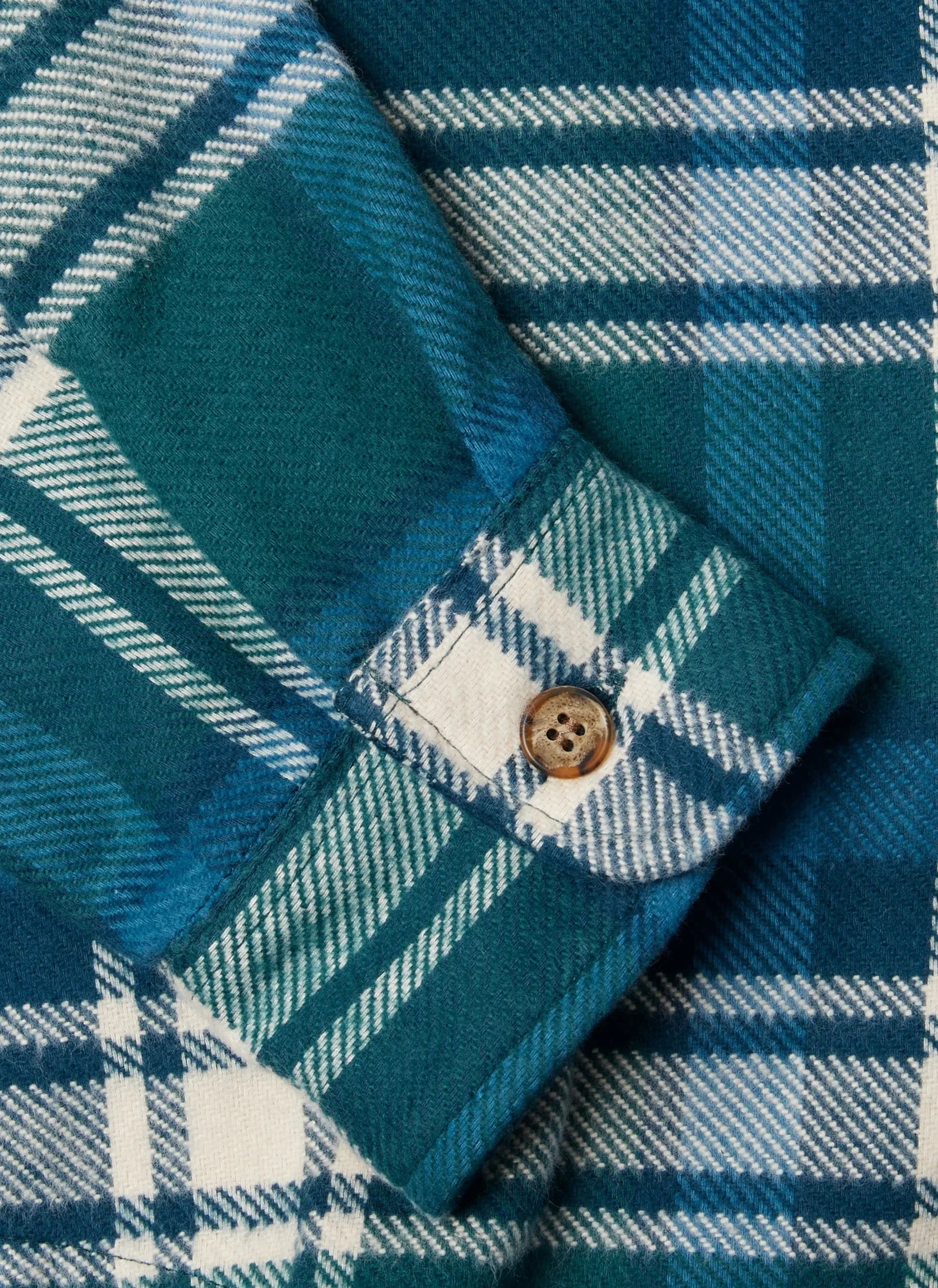 Овершот Crow Flanel Shirt Pine Green