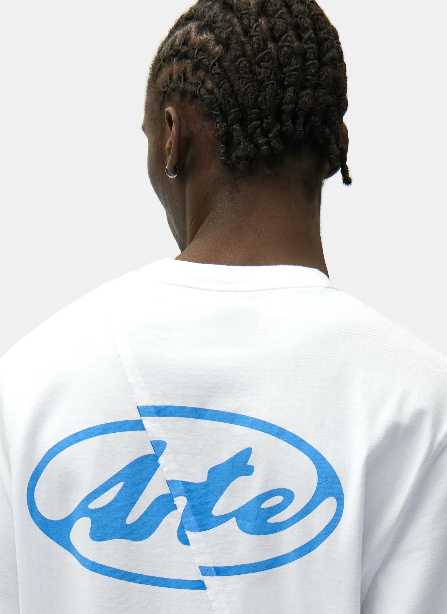 Лонгслив Back Circle Logo Longsleeve White