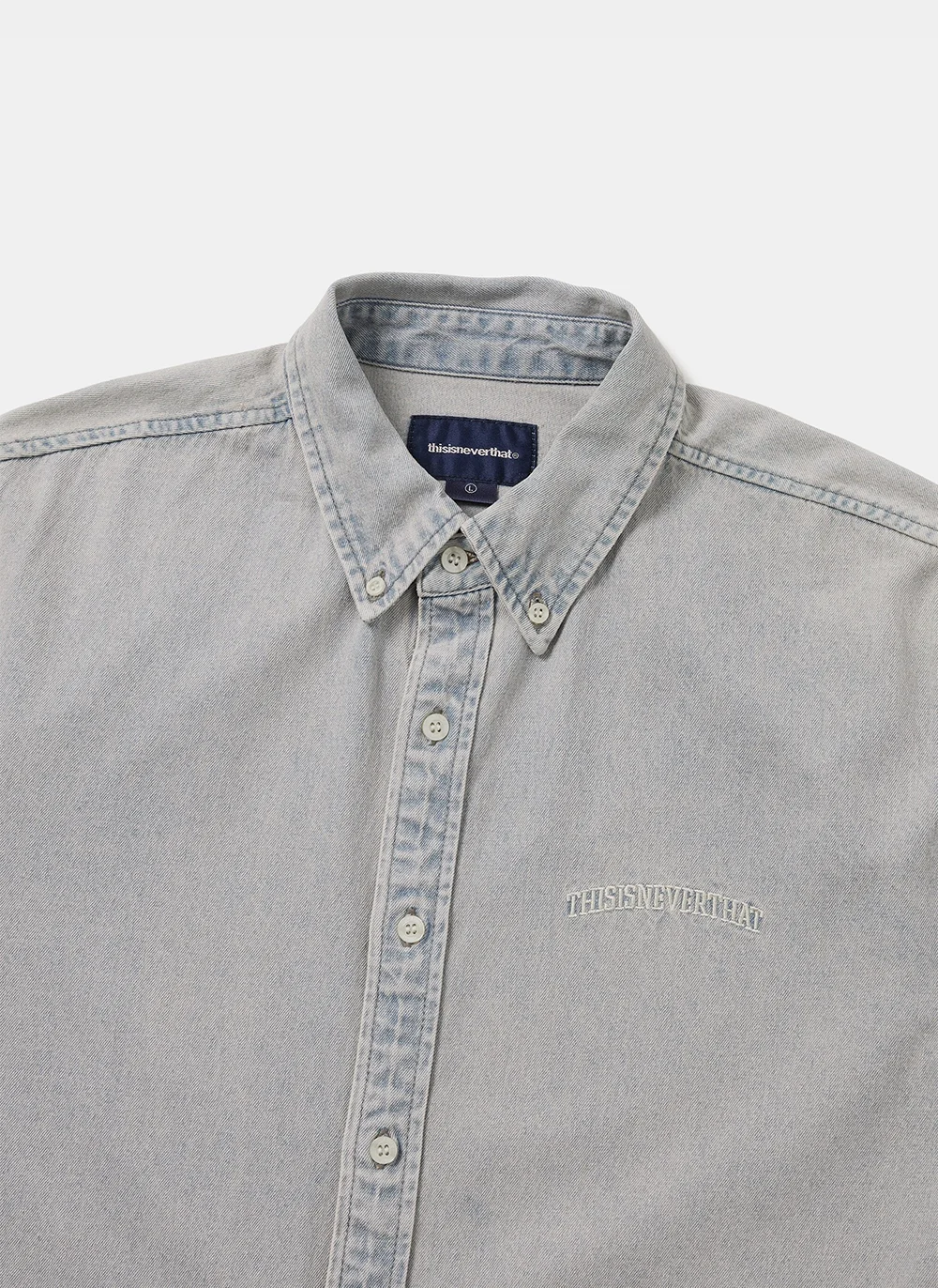 Рубашка TNT Washed Denim Shirt Lavender