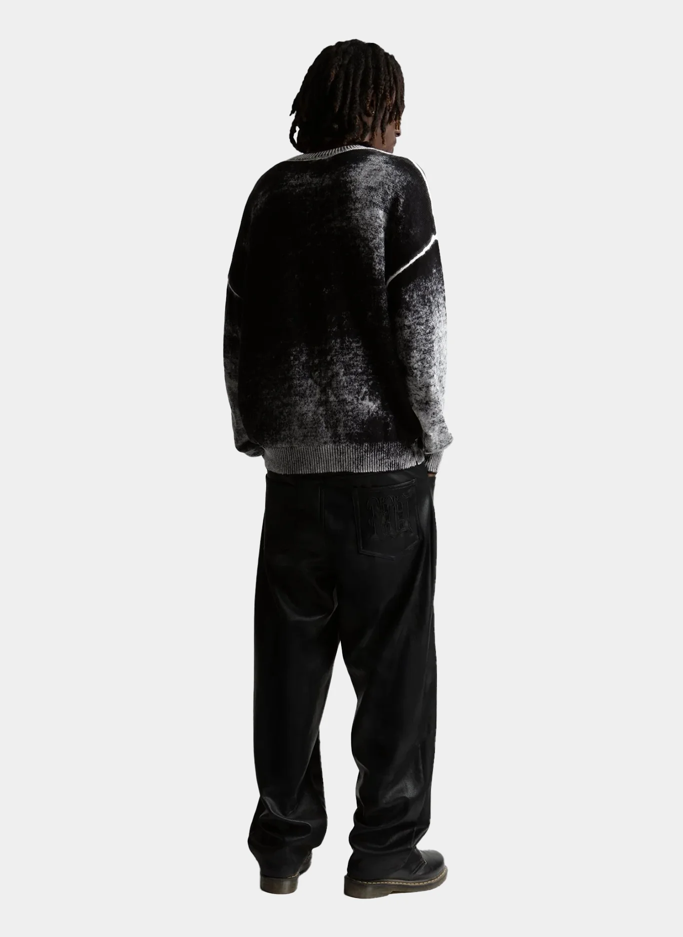 Брюки Faux Leather Casper Pant Black