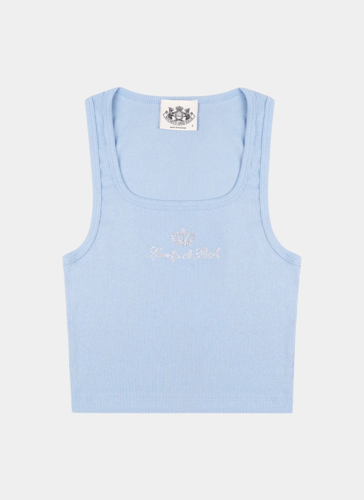 Майка Juicy Crown Ribbed Tank Sky Blue