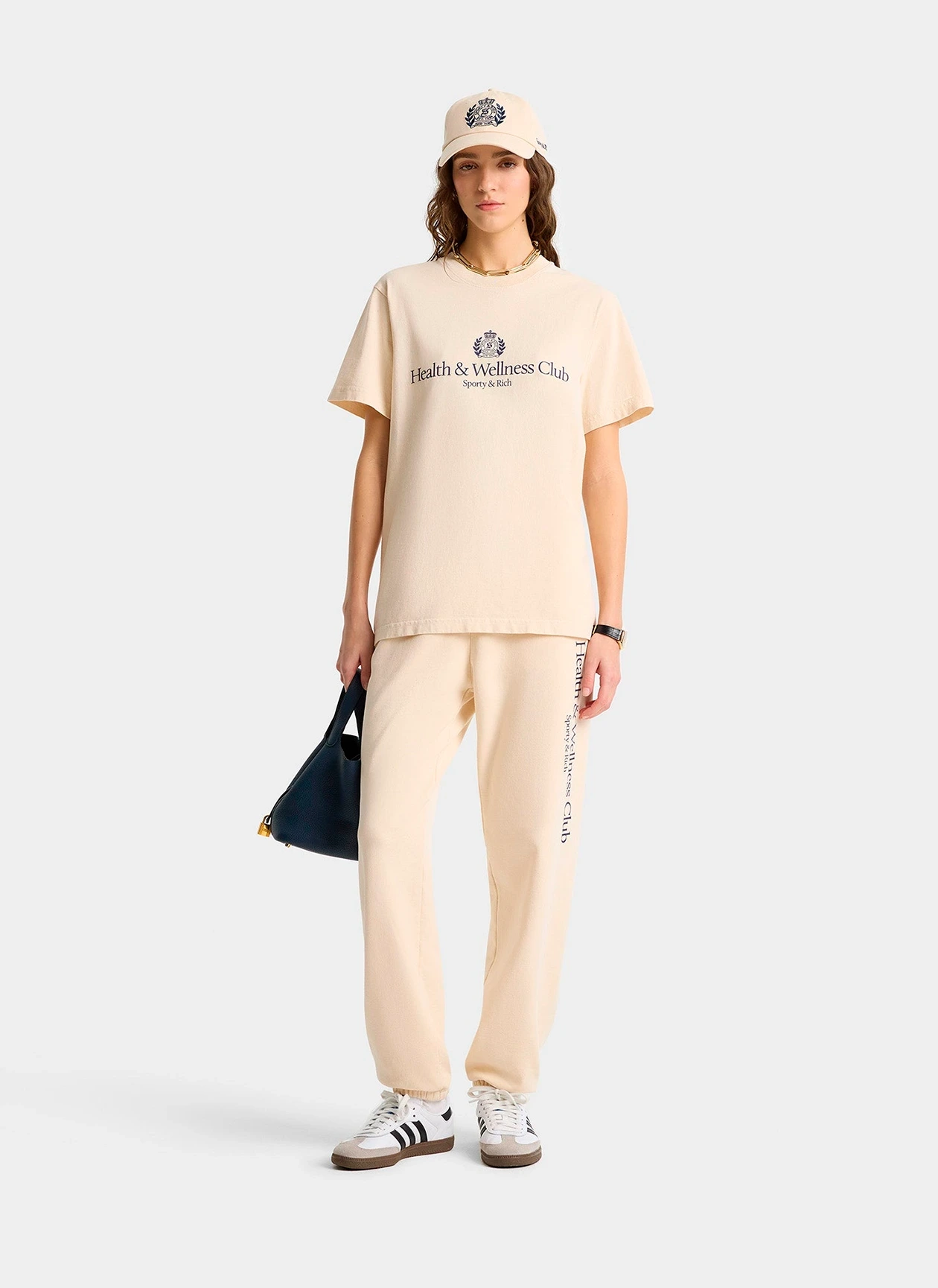 Футболка H&W Crest T-Shirt Cream