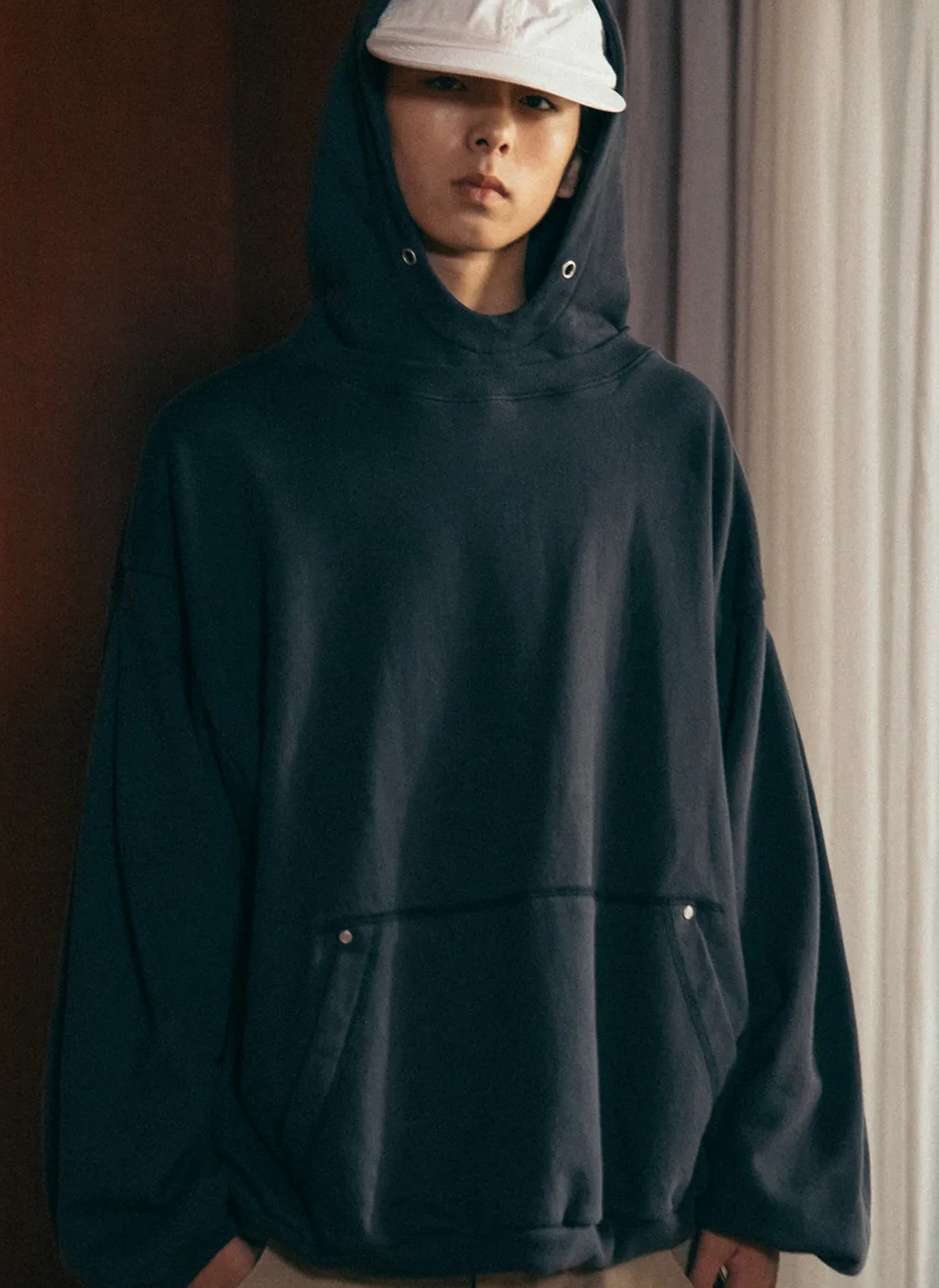 Худи Valley Layered Hoodie Dark Grey