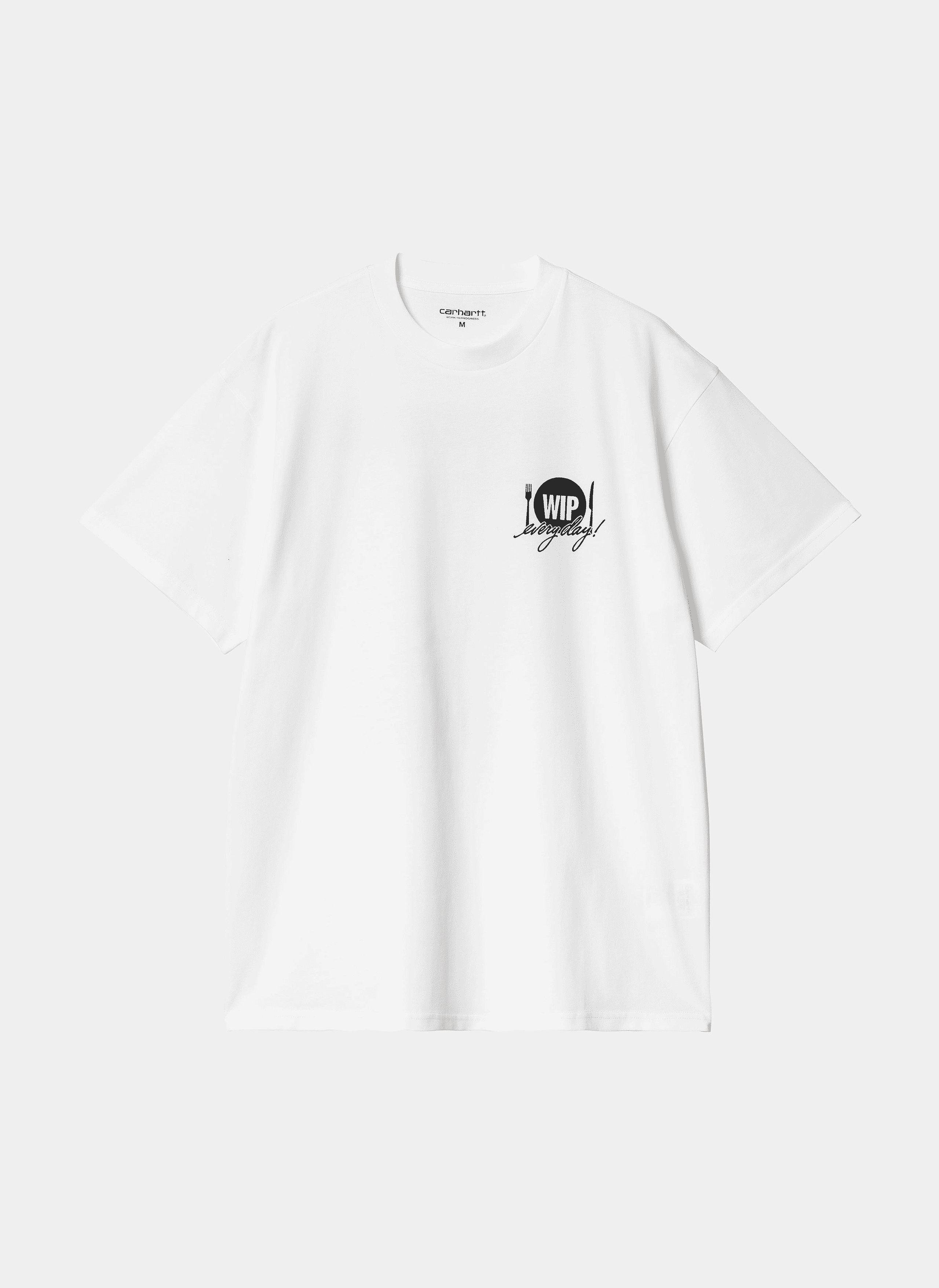 Футболка S/S Catalogue T-Shirt White / Black