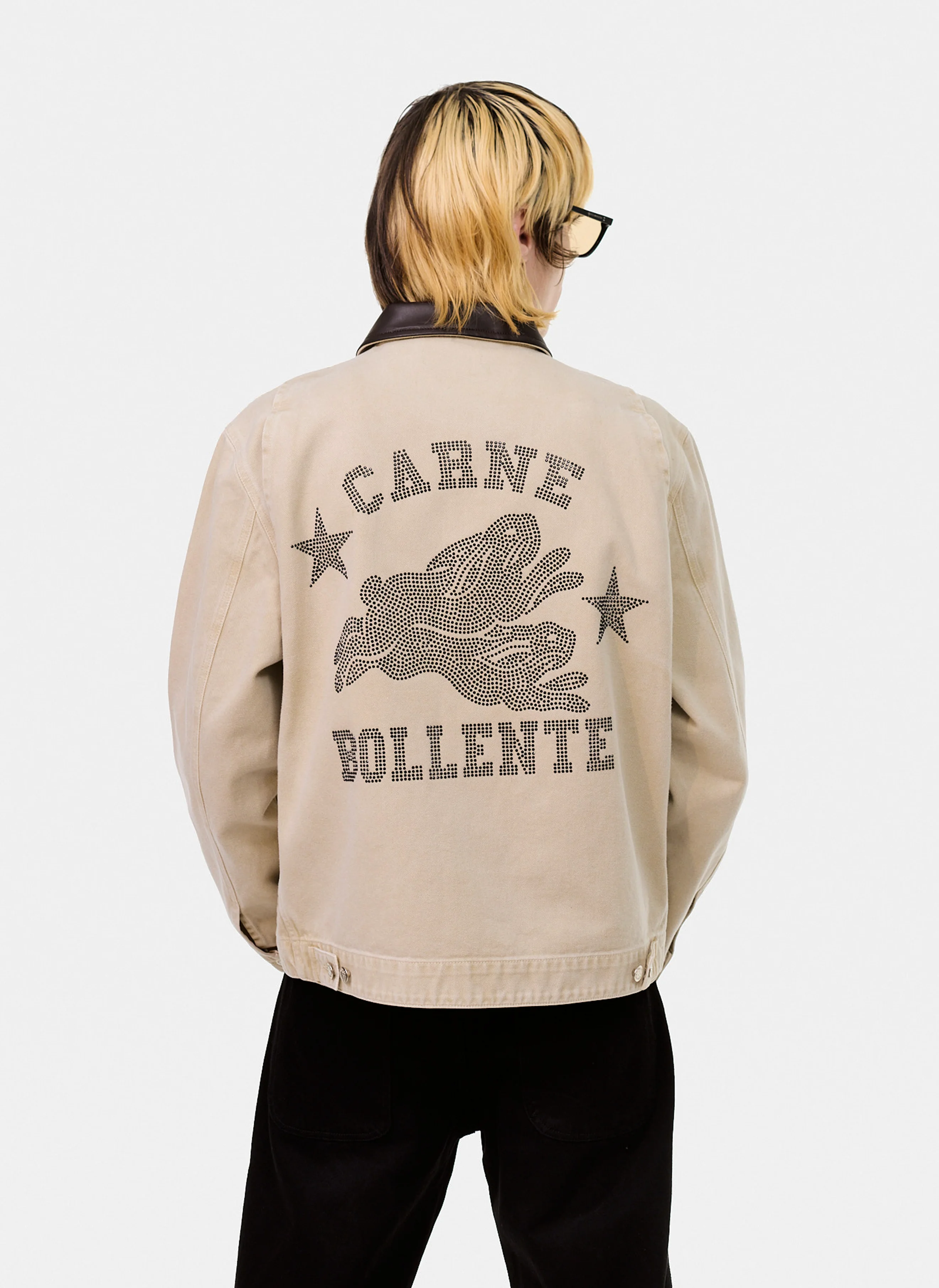 Бомбер Moto Rabbit Rides Again Jacket Off-Brown