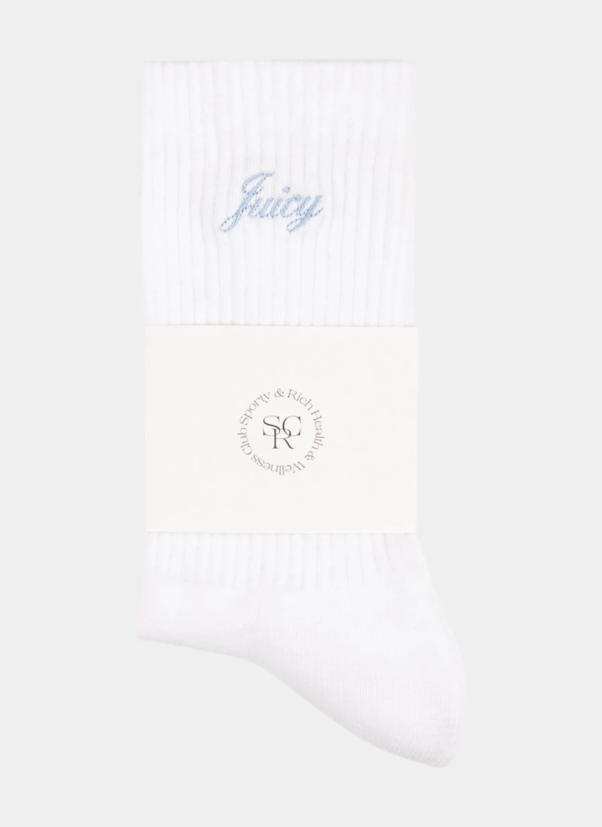 Носки Juicy Script Sock White/Sky Blue