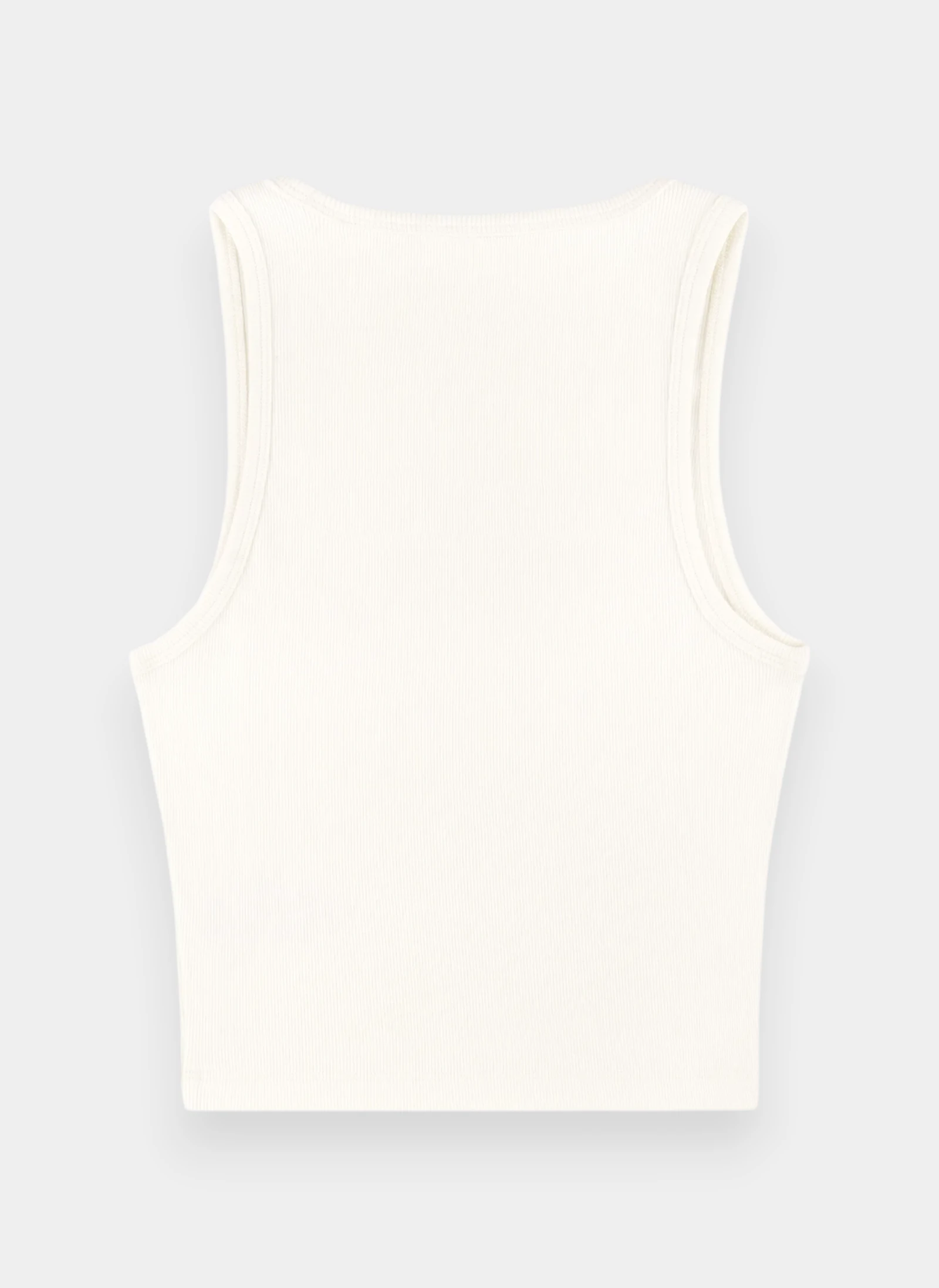 Майка Signature Logo Ribbed Baby Tank Ecru/Black