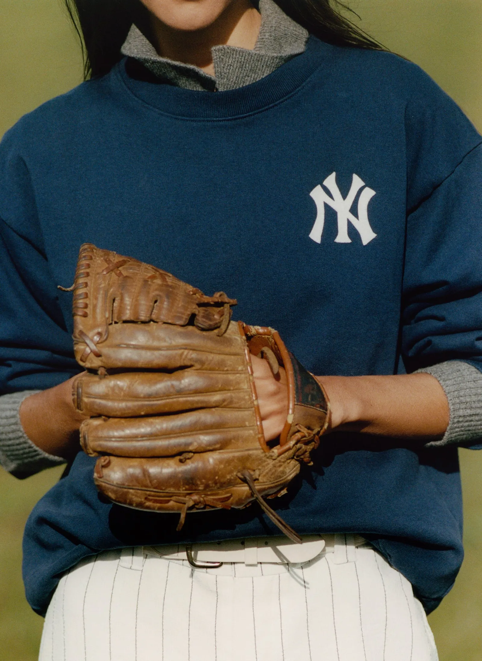 Свитшот Heritage Yankees Serif Crewneck Dark Navy