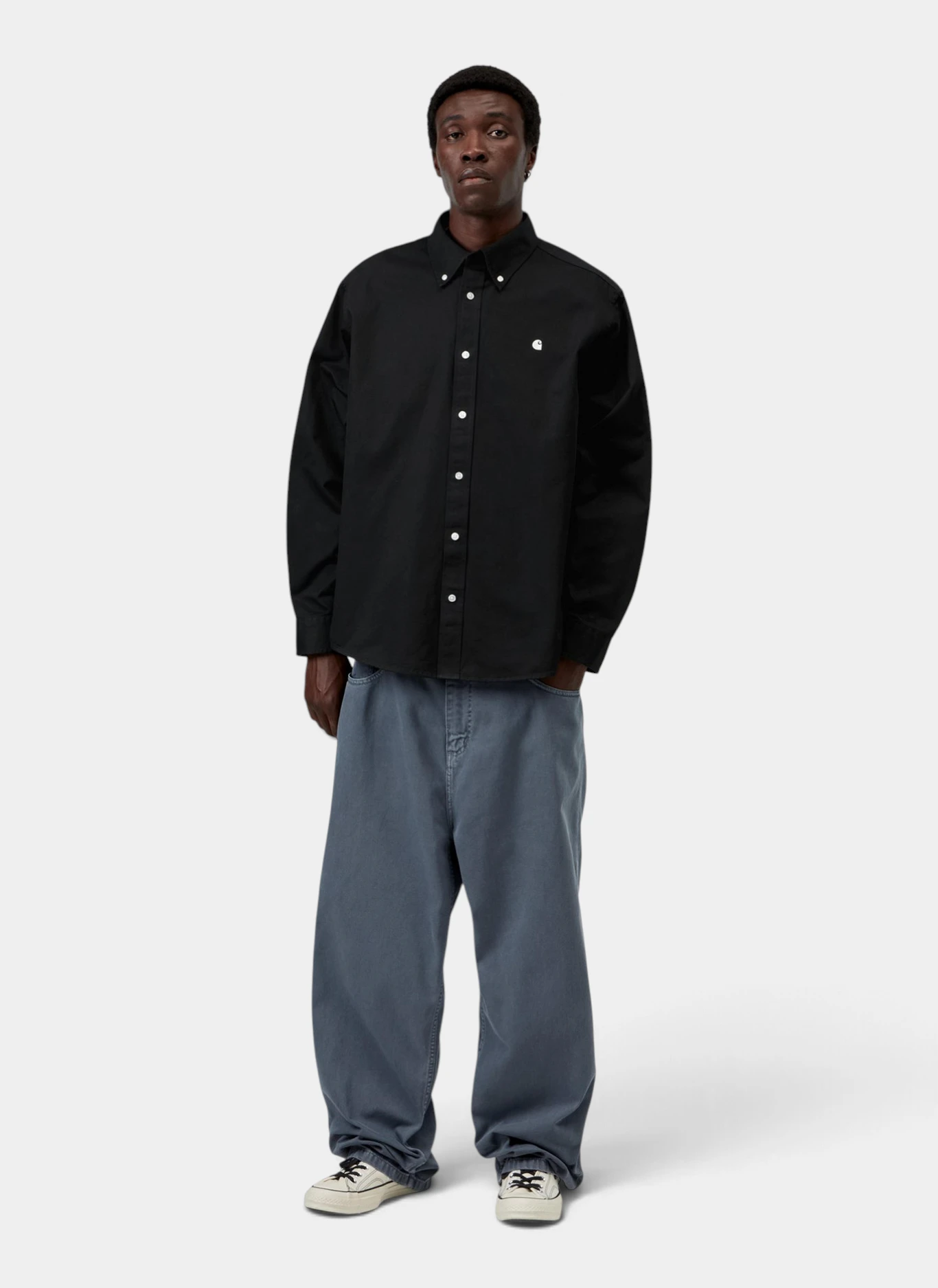 Рубашка L/S OG Madison Shirt Black
