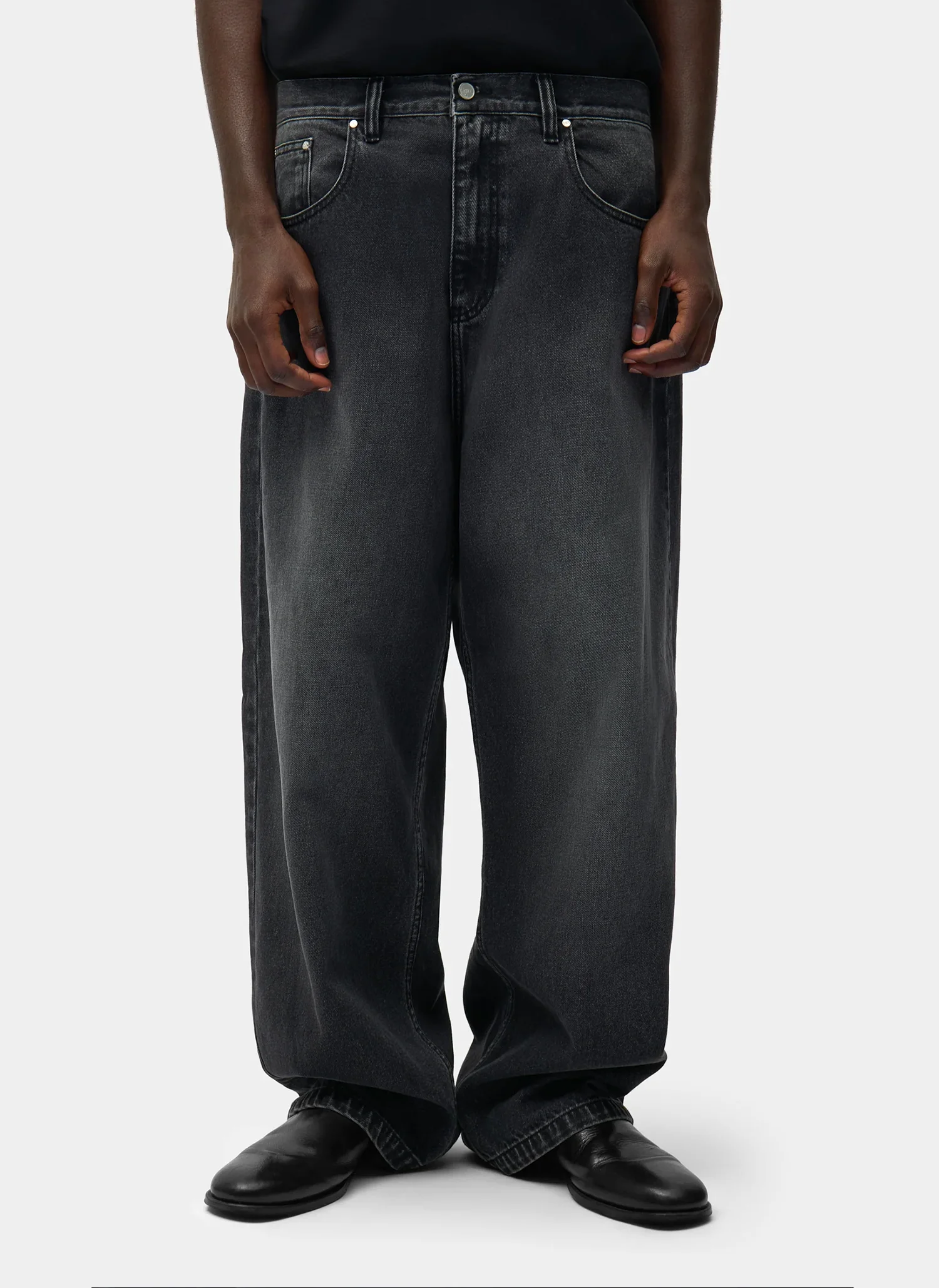 Джинсы Fade Wash Baggy Pants Black