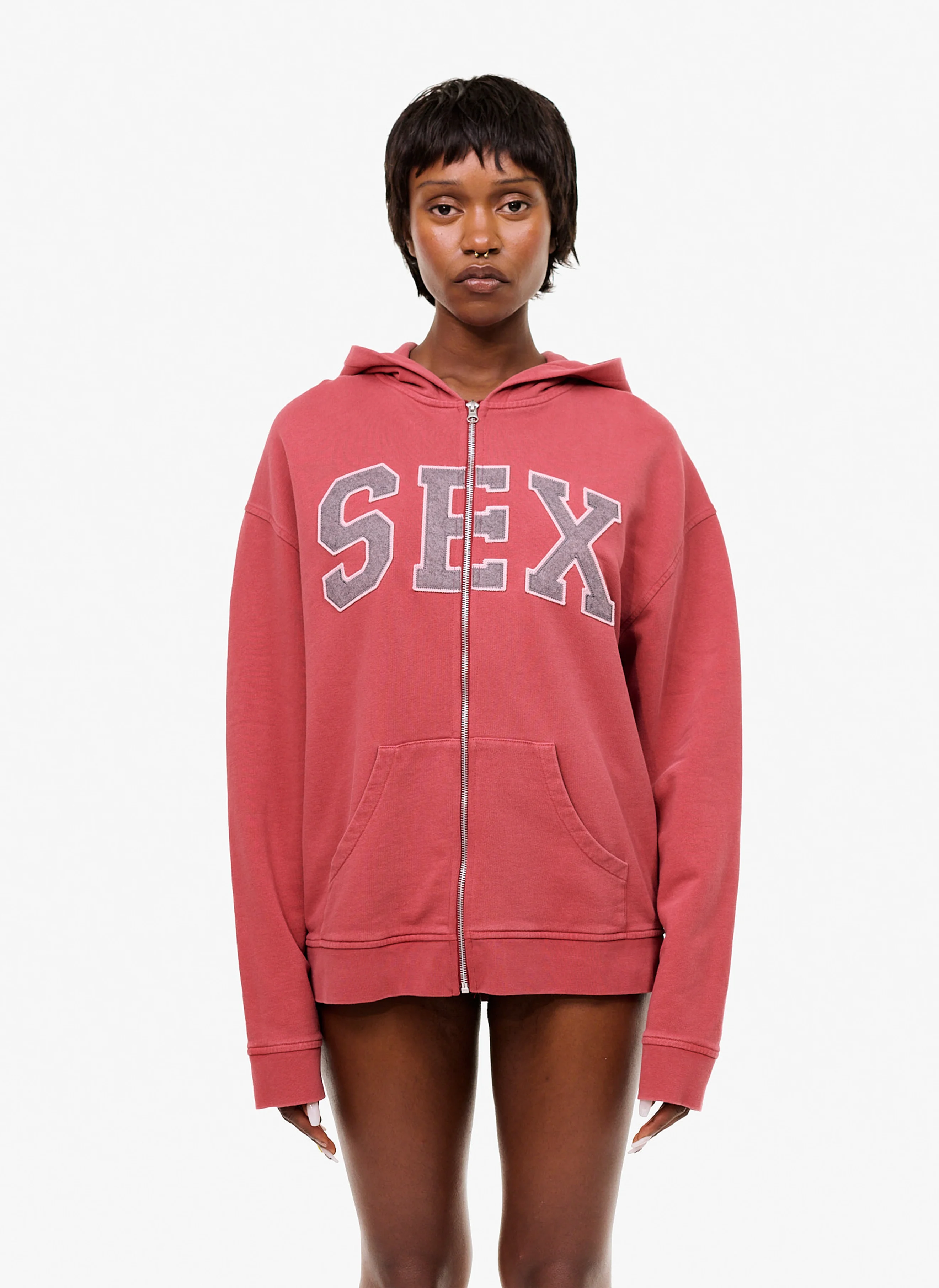Худи на молнии Zipcode: Desire Hoodie Off-Red