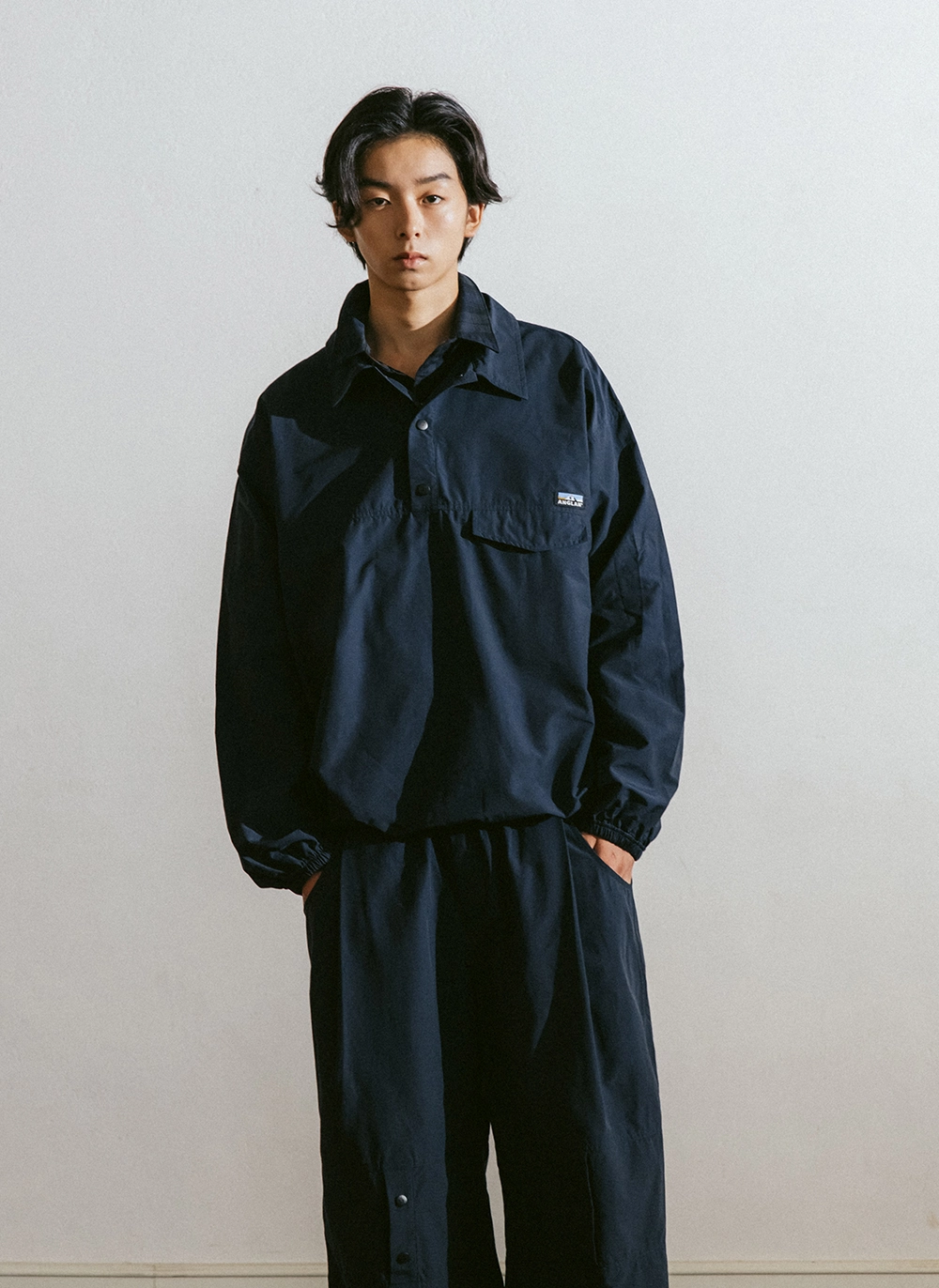 Пуловер Perky Button Collar Pullover Black