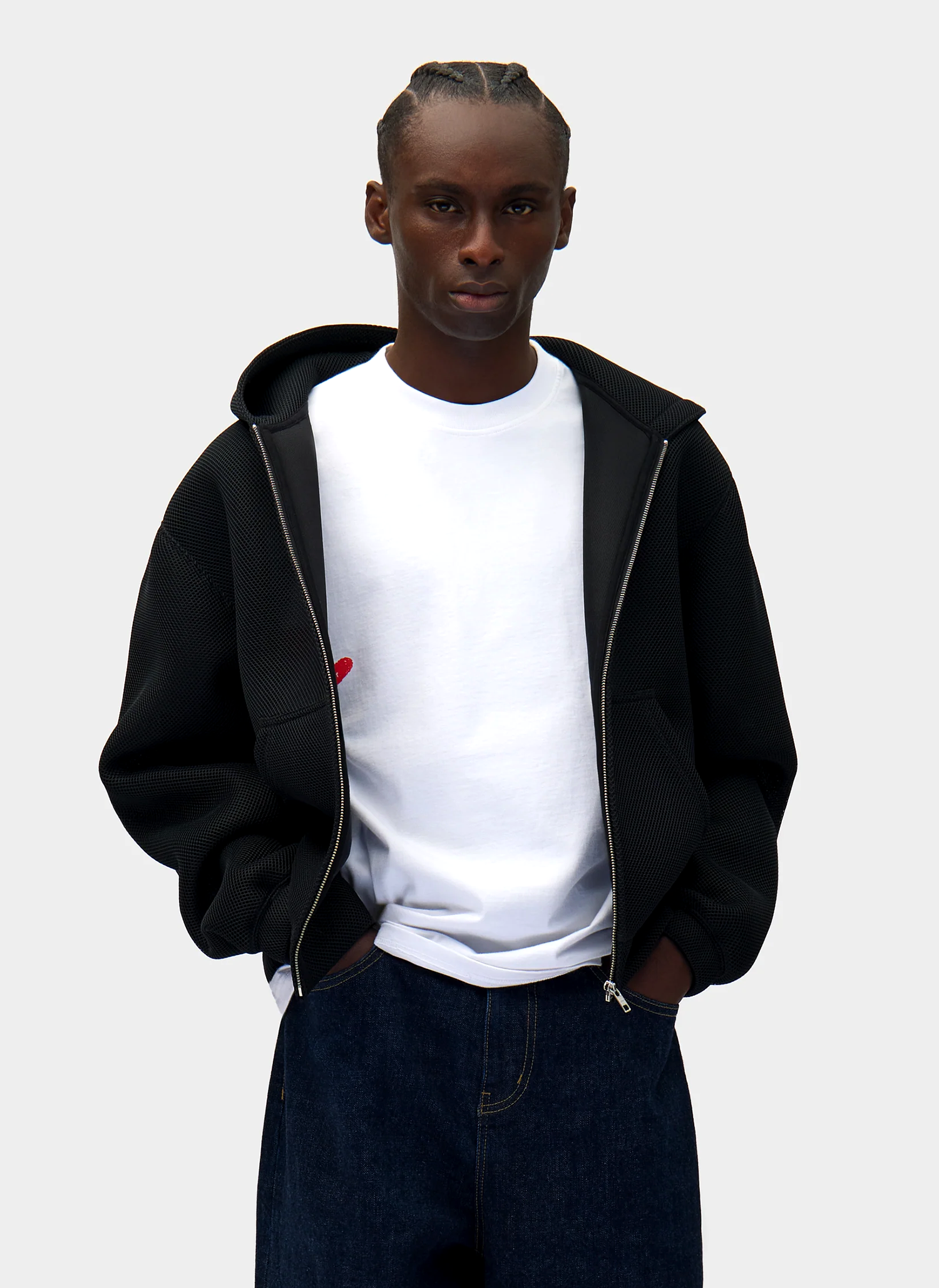 Куртка Mesh Hooded Jacket Black