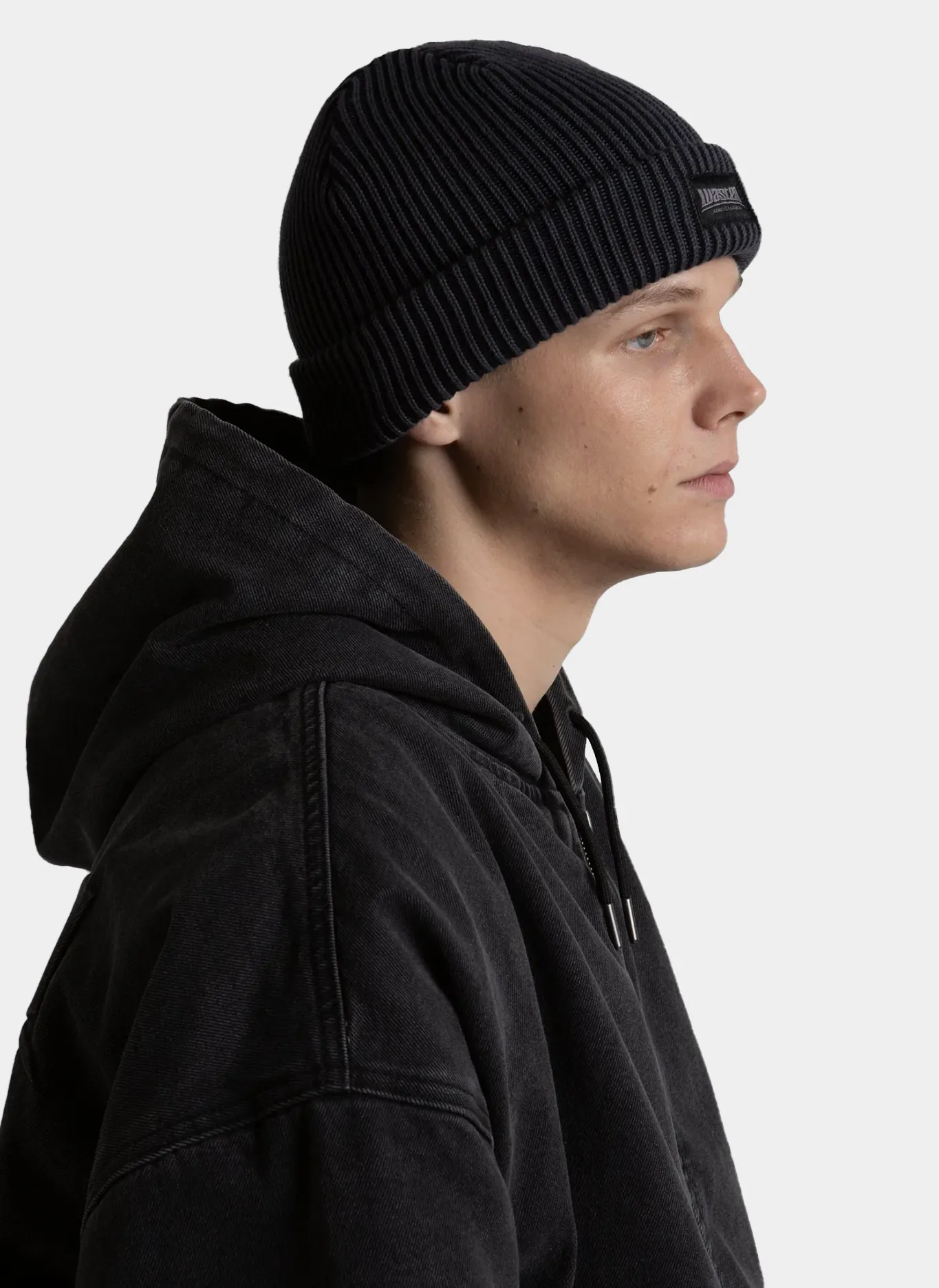 Шапка Pusher Beanie Black/Charcoal