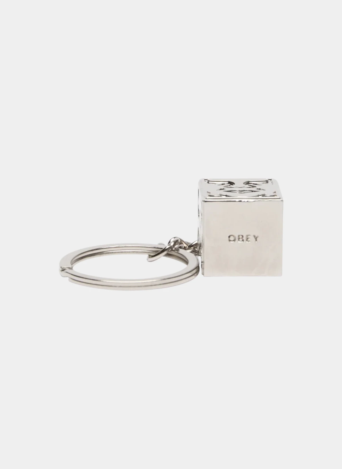 Брелок Icon Face Cube Key Chain Silver