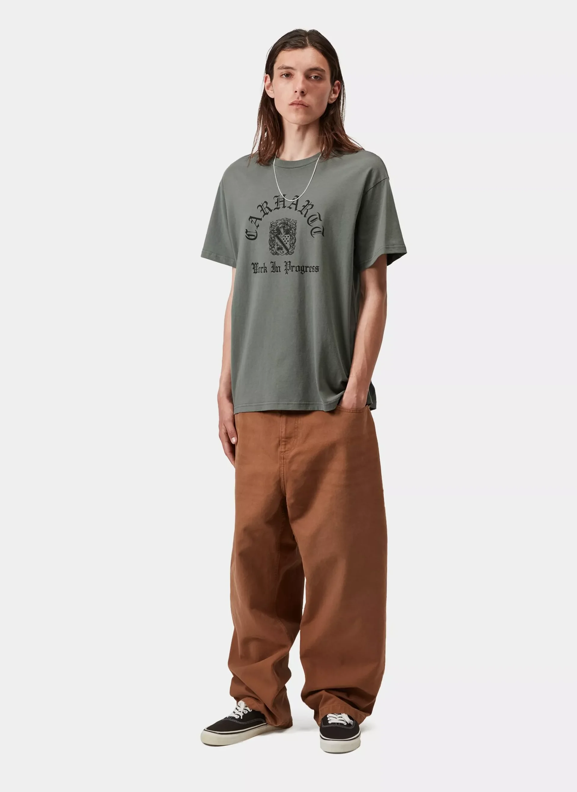 Футболка S/S Coat Of Arms T-Shirt Velvet Green (Garment Dyed)