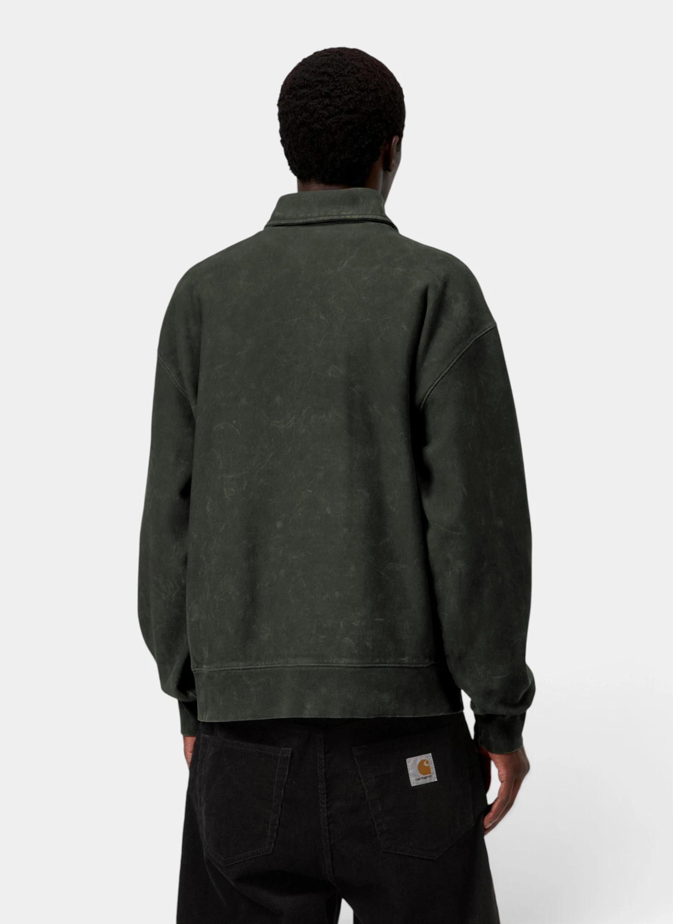 Свитшот-поло Lambert Polo Sweat Raven (Moon Wash)