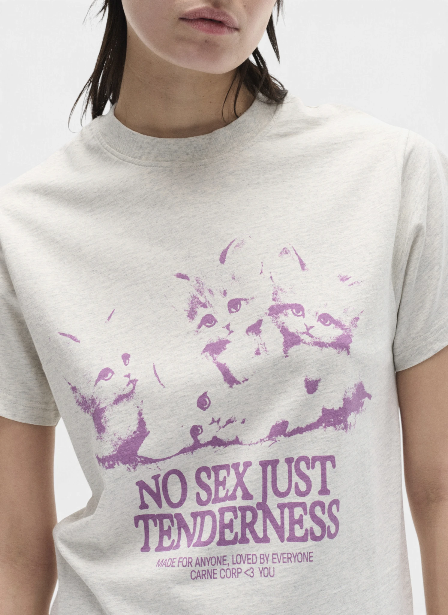 Футболка Tender Touches T-shirt Melange Grey