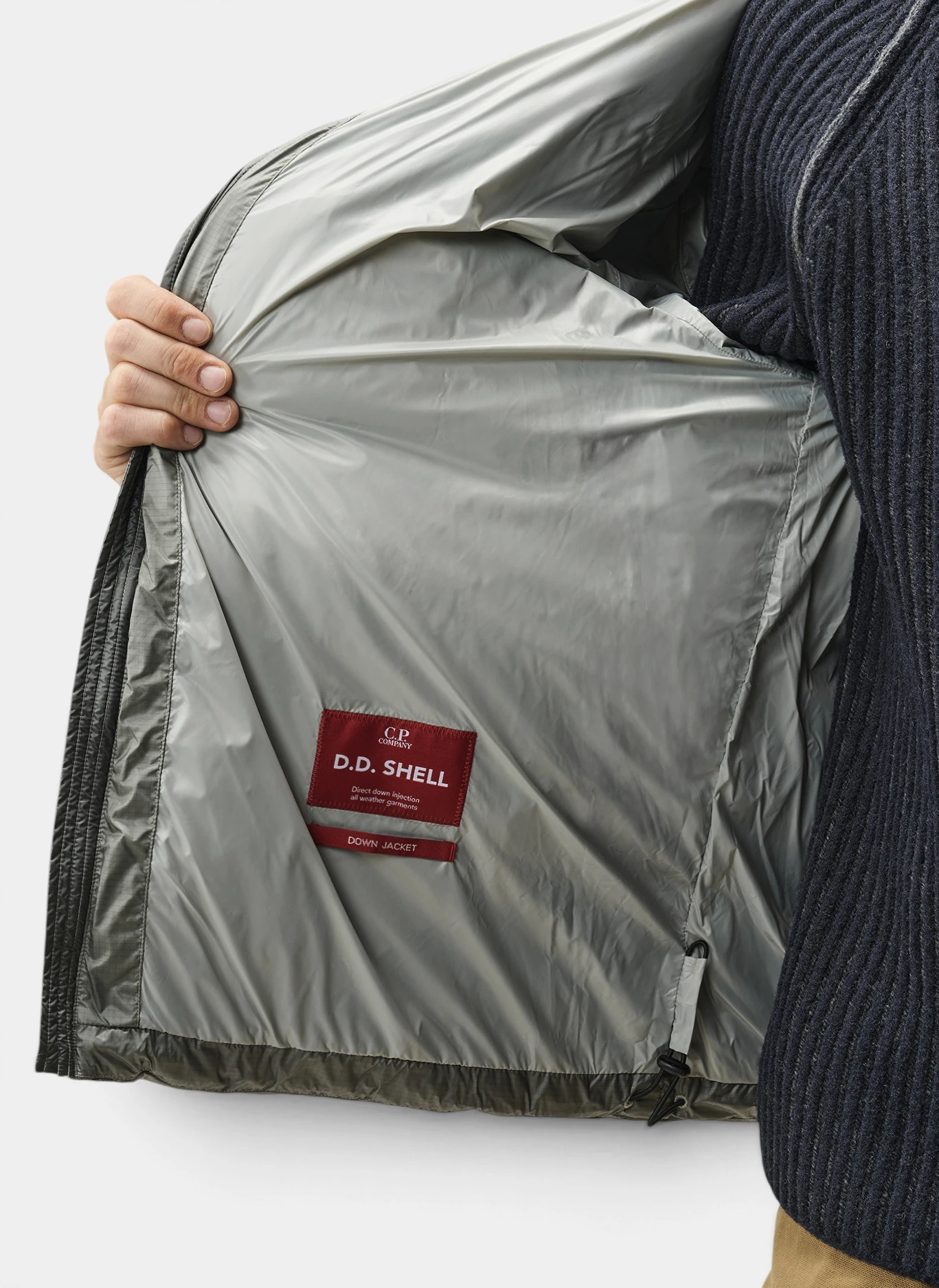 Пуховик D.D. Shell Hooded Down Jacket Flint Grey