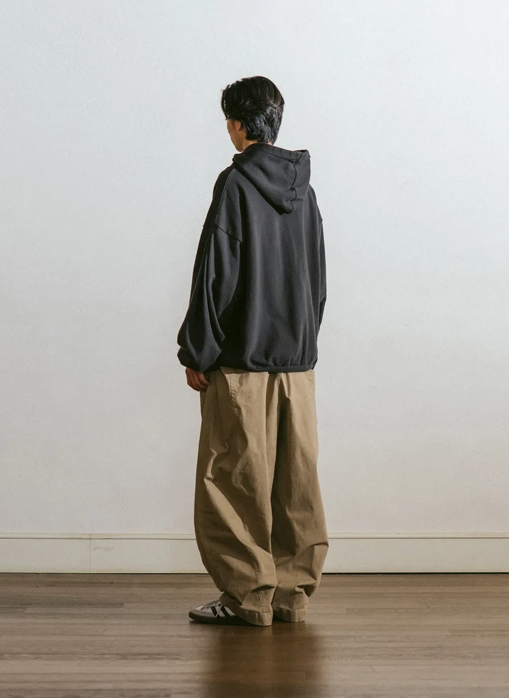 Худи Valley Layered Hoodie Dark Grey