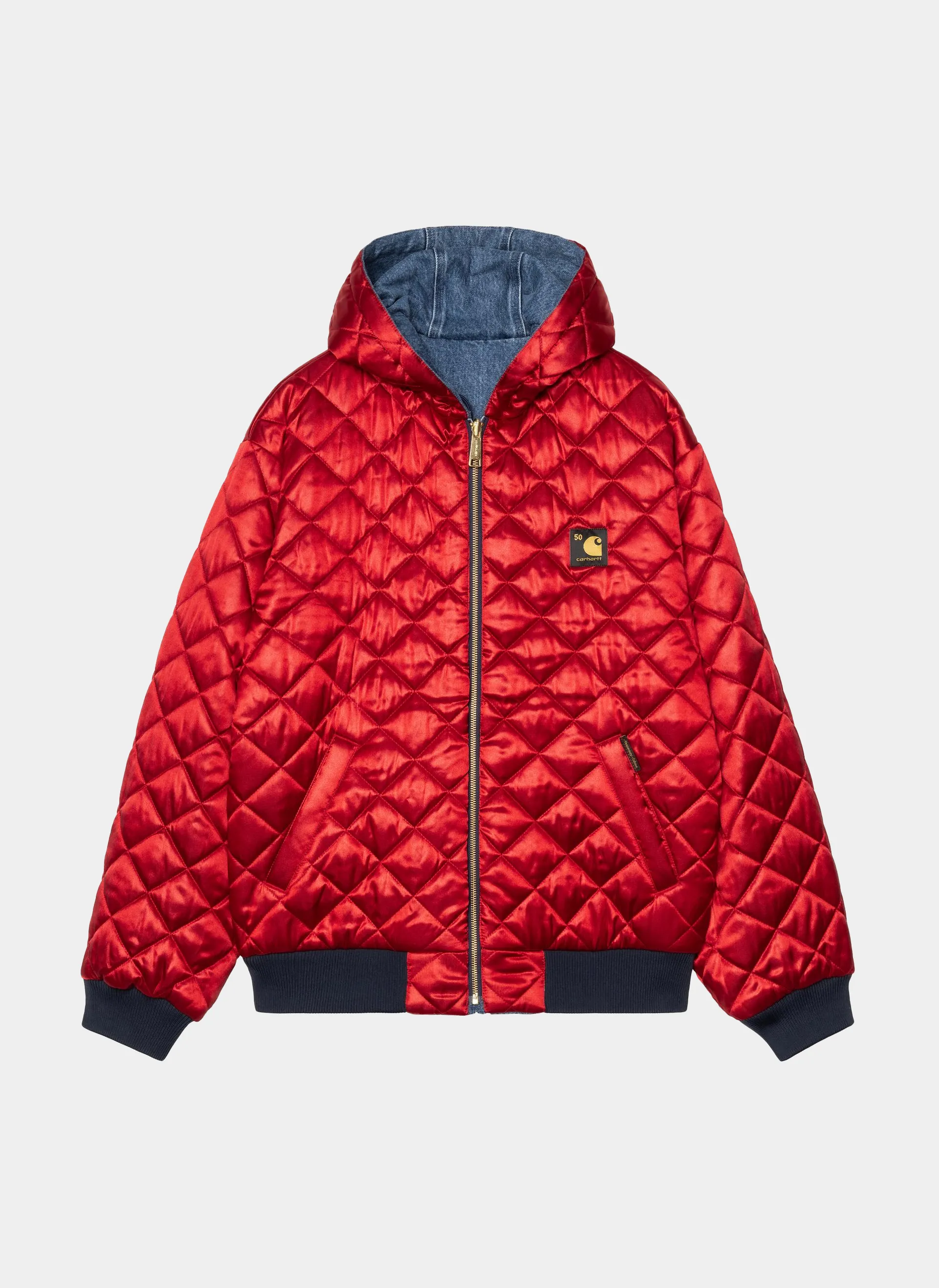 Куртка 50 Years Anniversary OG Active Jacket Denim Blue / Usa Red (Stone Bleached)