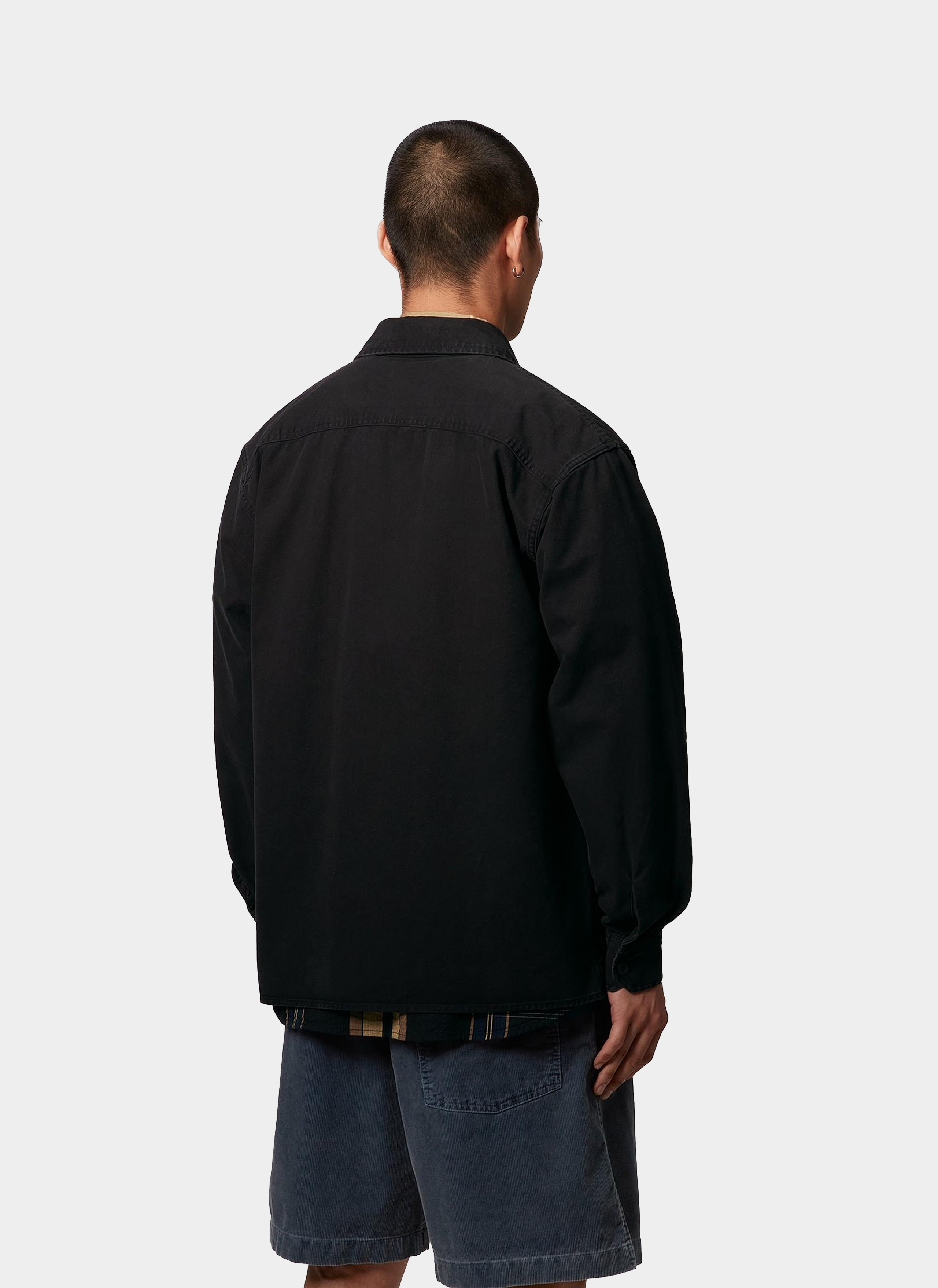 Рубашка Reno Shirt Jac Black (Garment Dyed)