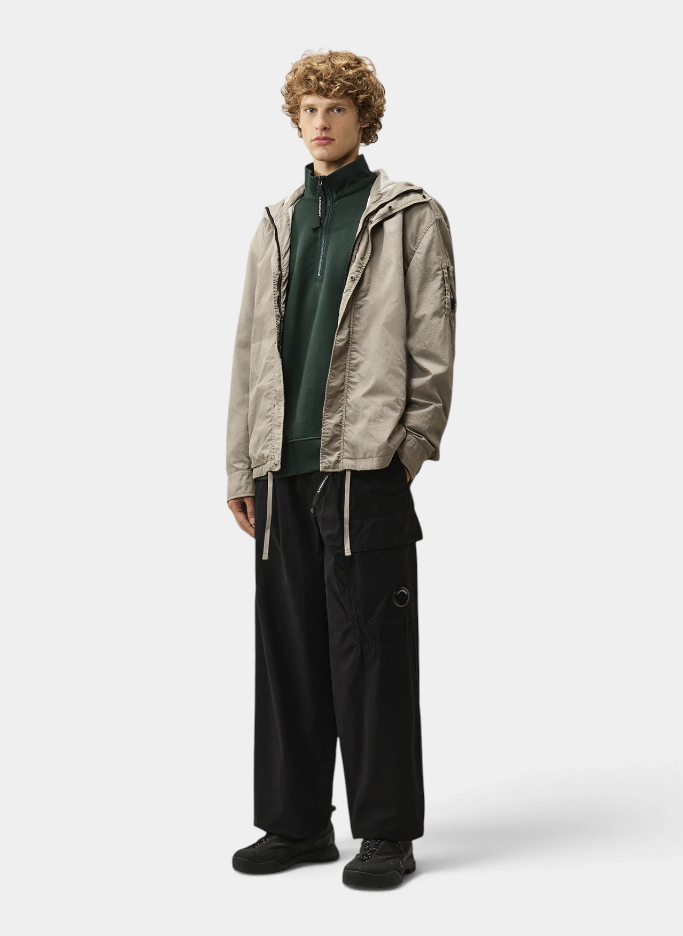 Брюки Micro-Reps Boxy Pleats Cargo Pants Black