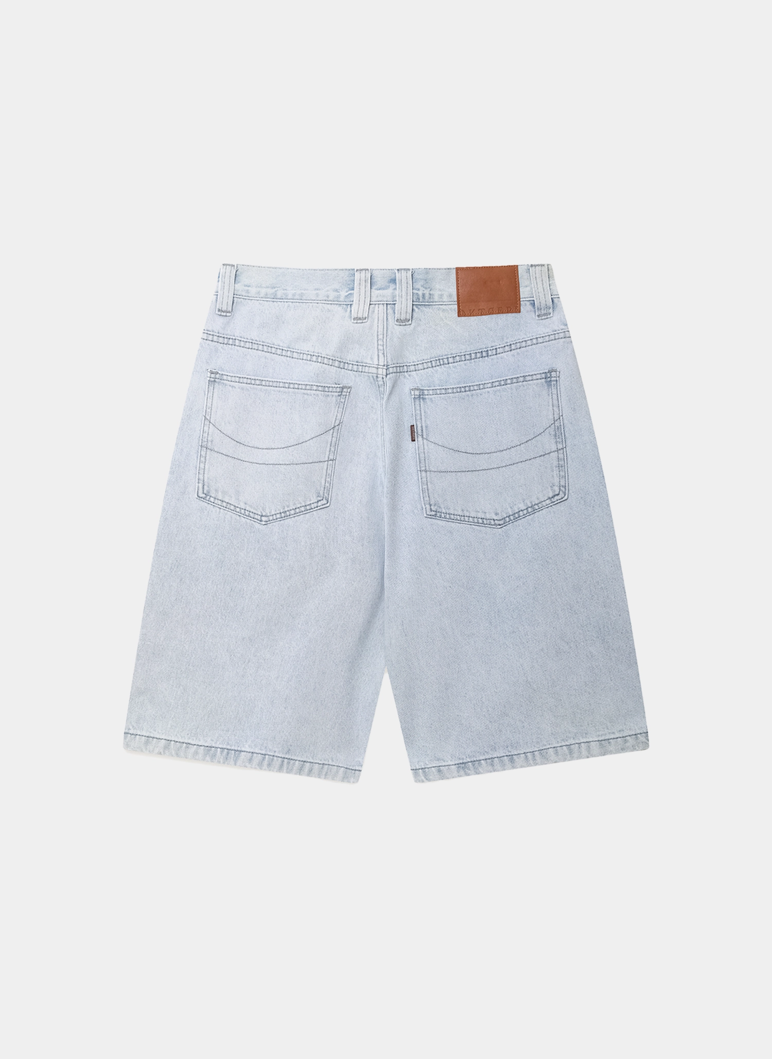 Шорты Og Logo Baggy Denim Shorts BLUE HEAVY STONE BLEACHED