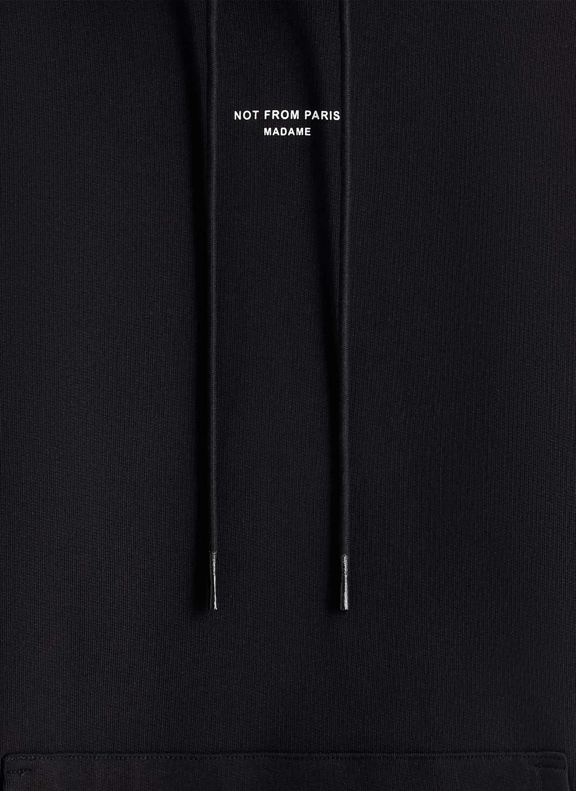 Худи Le Hoodie Slogan à Poche Classique Black