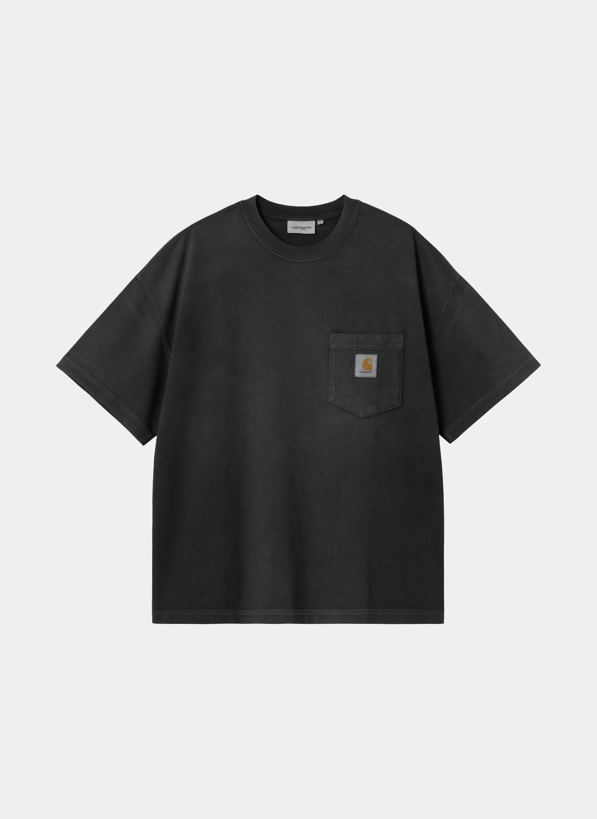 Футболка S/S Hudson Pocket T-Shirt BLACK (CHALK WASH)